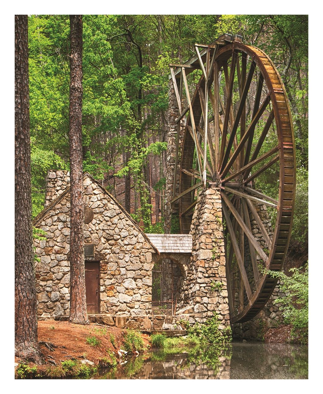Water Wheel 1000 Piece Jigsaw Puzzle