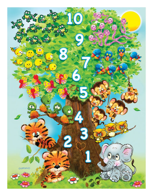 Counting Tree 36 Piece Jigsaw Puzzle
