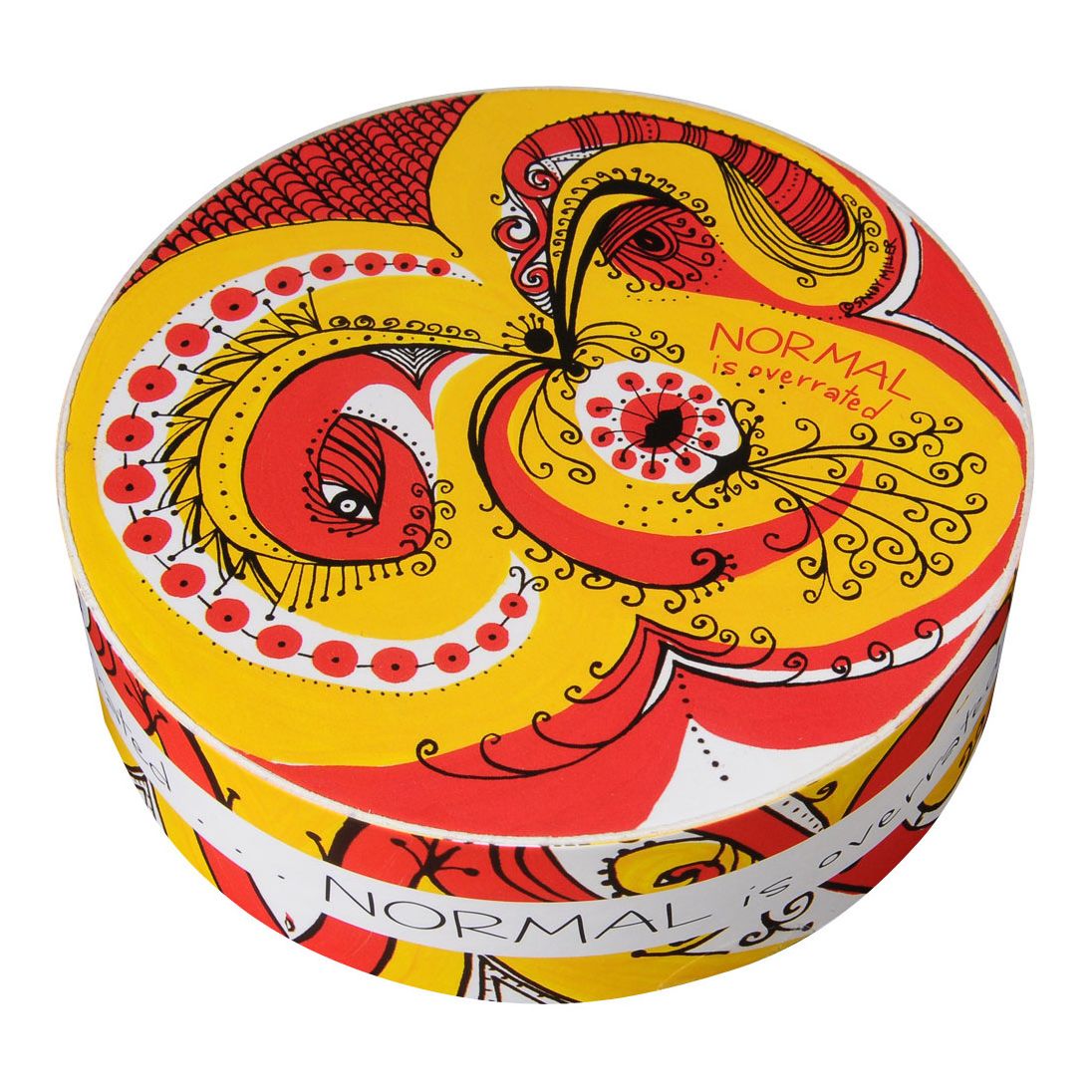 Springbok Puzzles 33-40507 Normal is Overrated - Humor Thingies, 60 Piece Round Jigsaw Puzzle