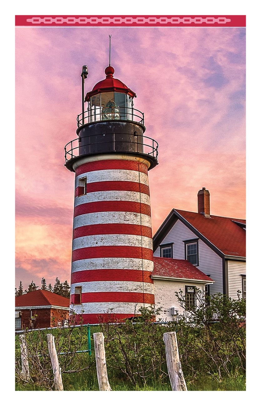 Lighthouses Bridge Tally Sheets Playing Cards Accessory
