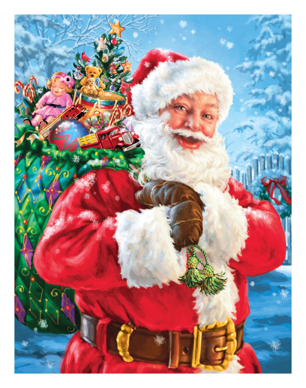 Santa's Magic Bag 400 Piece Jigsaw Puzzle