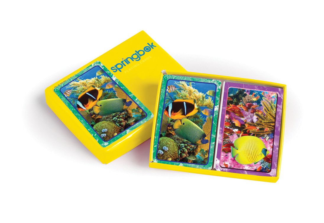 Aquatic Collection Jumbo Print Index Playing Cards