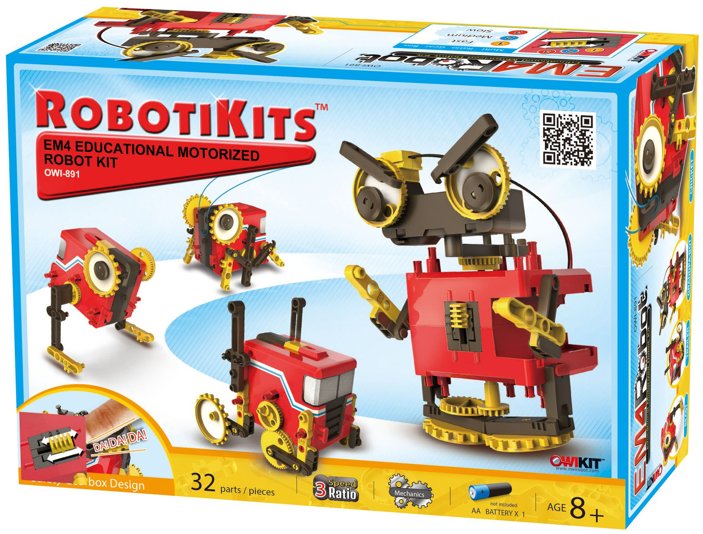 OWI RobotiKits - EM4 Educational Motorized Robot Kit