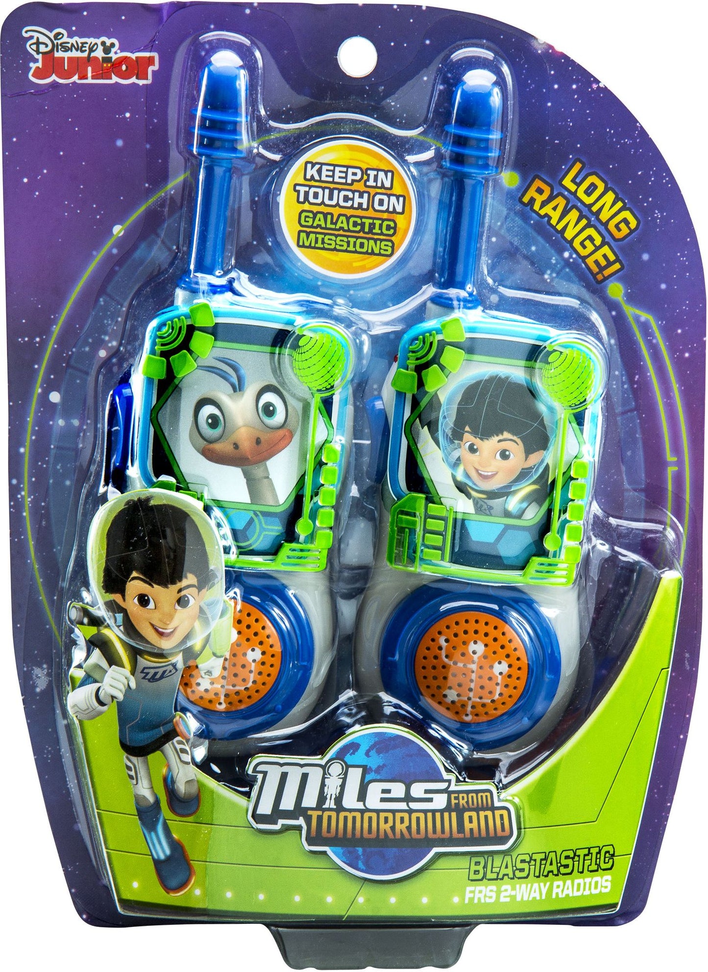 Kiddesigns TL-210.EX Miles From Tomorrowland FRS Long Range Walkie Talkies