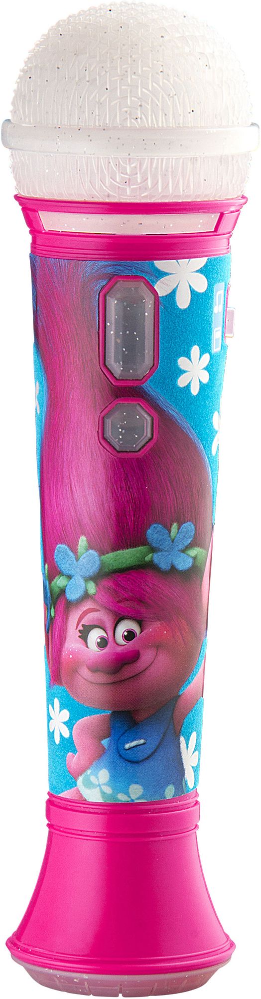 Kiddesigns TR-070.EM Trolls Sing Along Microphone with Built-in Music and MP3 Line-in Feature