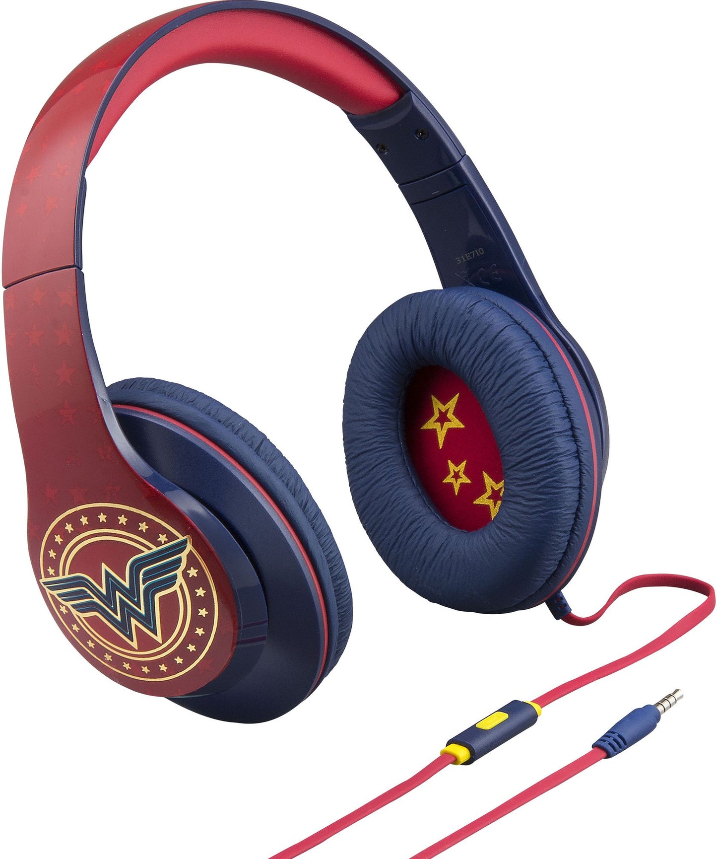 KIDDesigns Ri-M40WW.FXv7 Wonder Woman Co Brand Headphone with in-line microphone