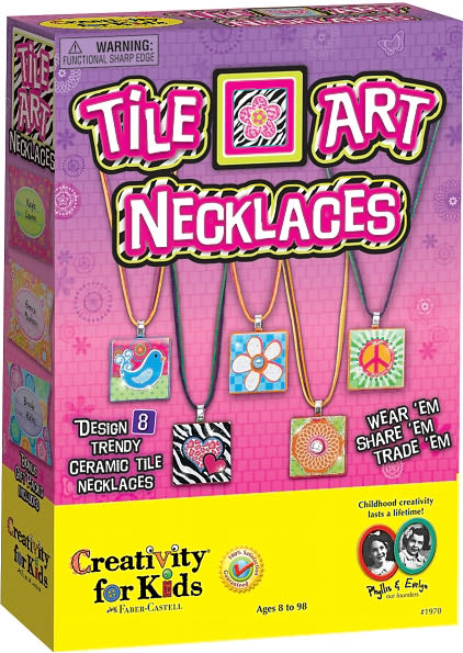 Tile Art Necklaces