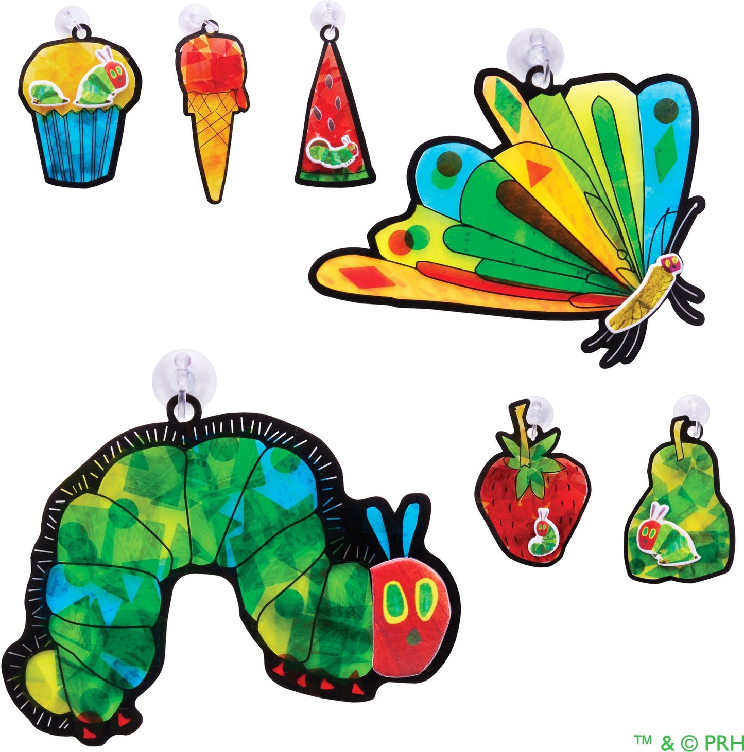 The Very Hungry Caterpillar Sticker Suncatchers