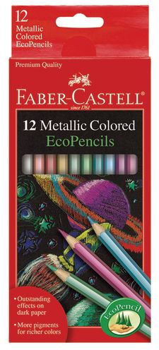 Set of 12 Metallic Ecopencils