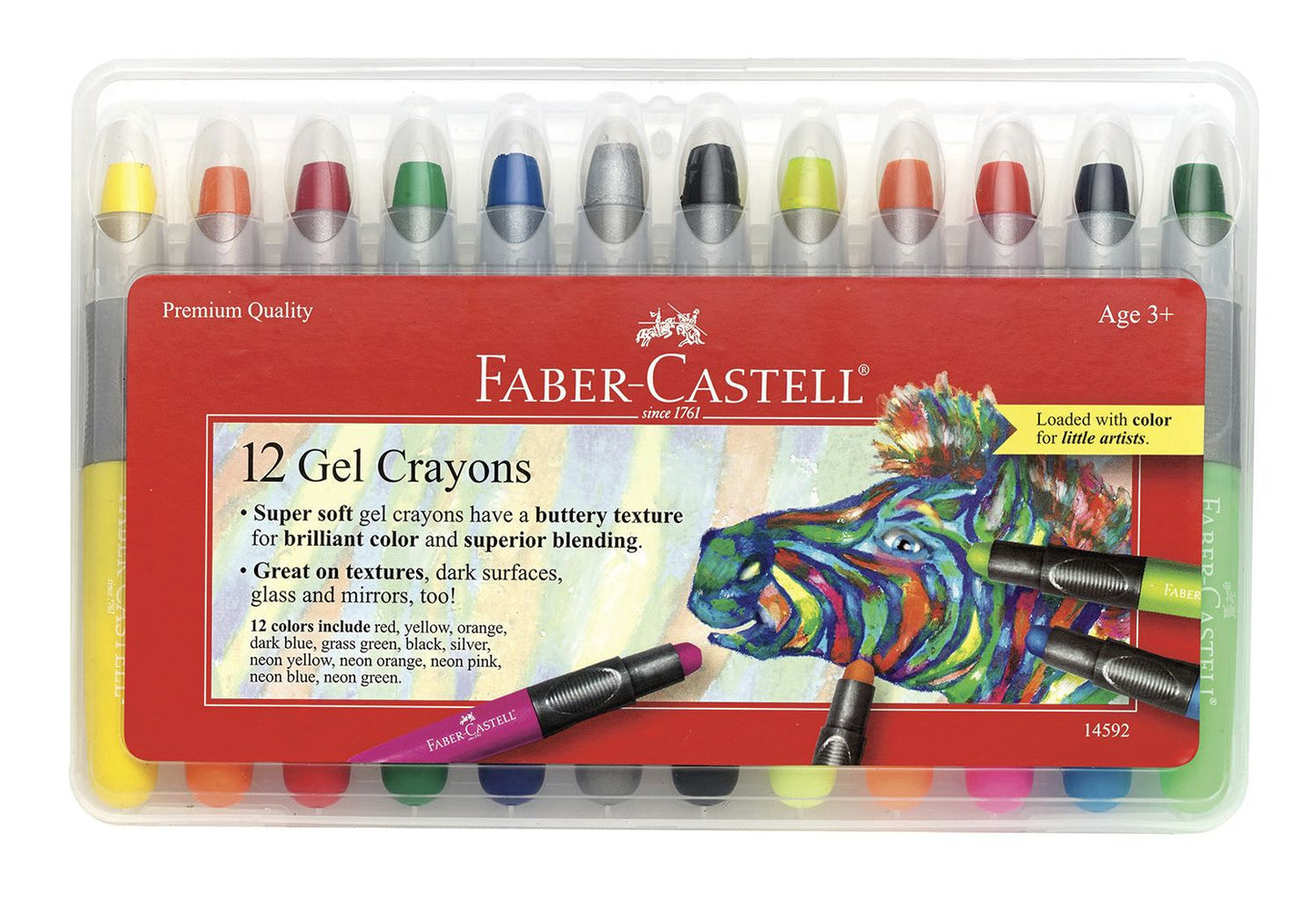 Set of 12 Gel Crayons