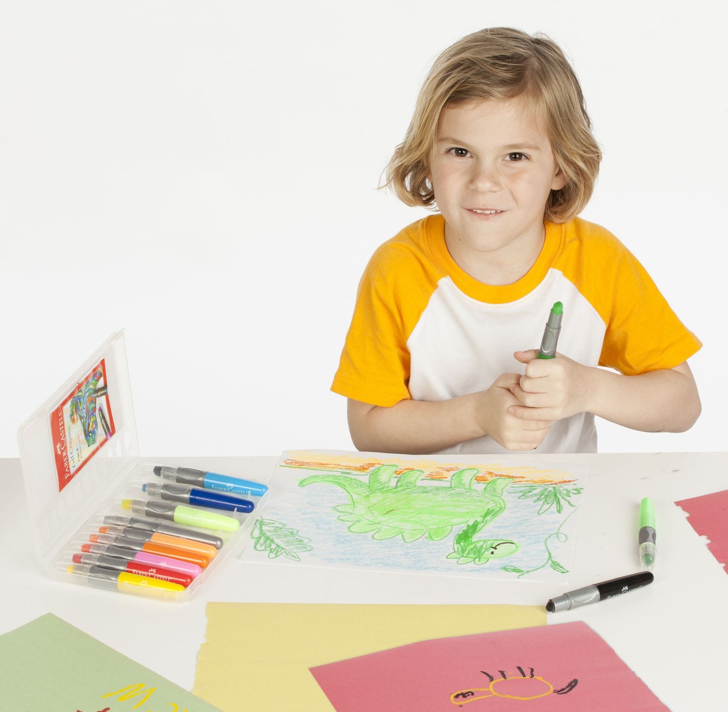 Set of 12 Gel Crayons