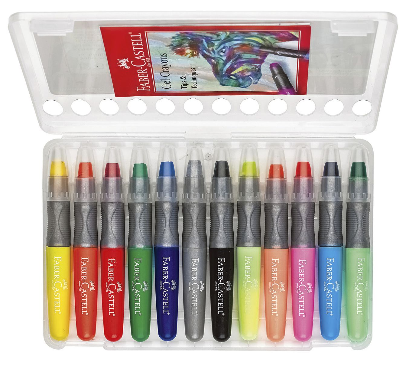 Set of 12 Gel Crayons