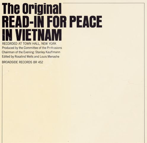 The Original Read-In For Peace in Vietnam