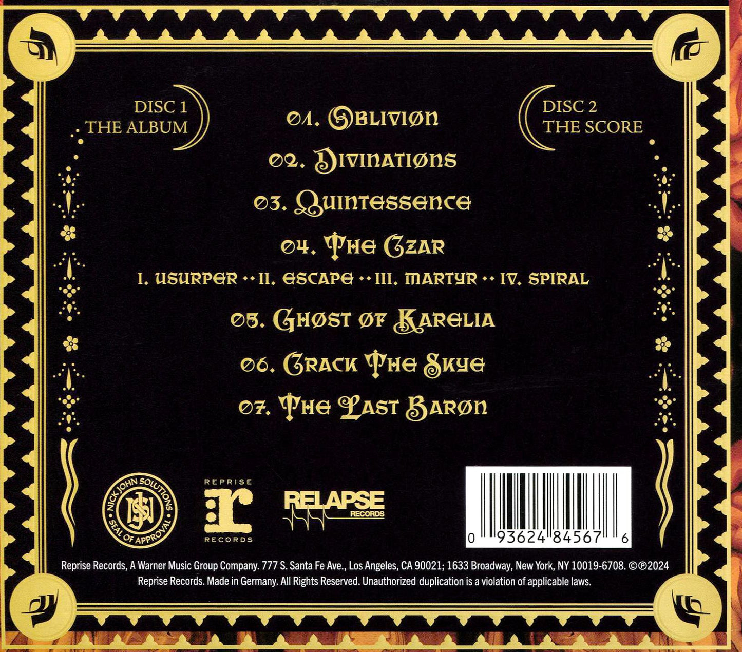 Crack The Skye (15Th Anniversary Deluxe Edition) (Mastodon)