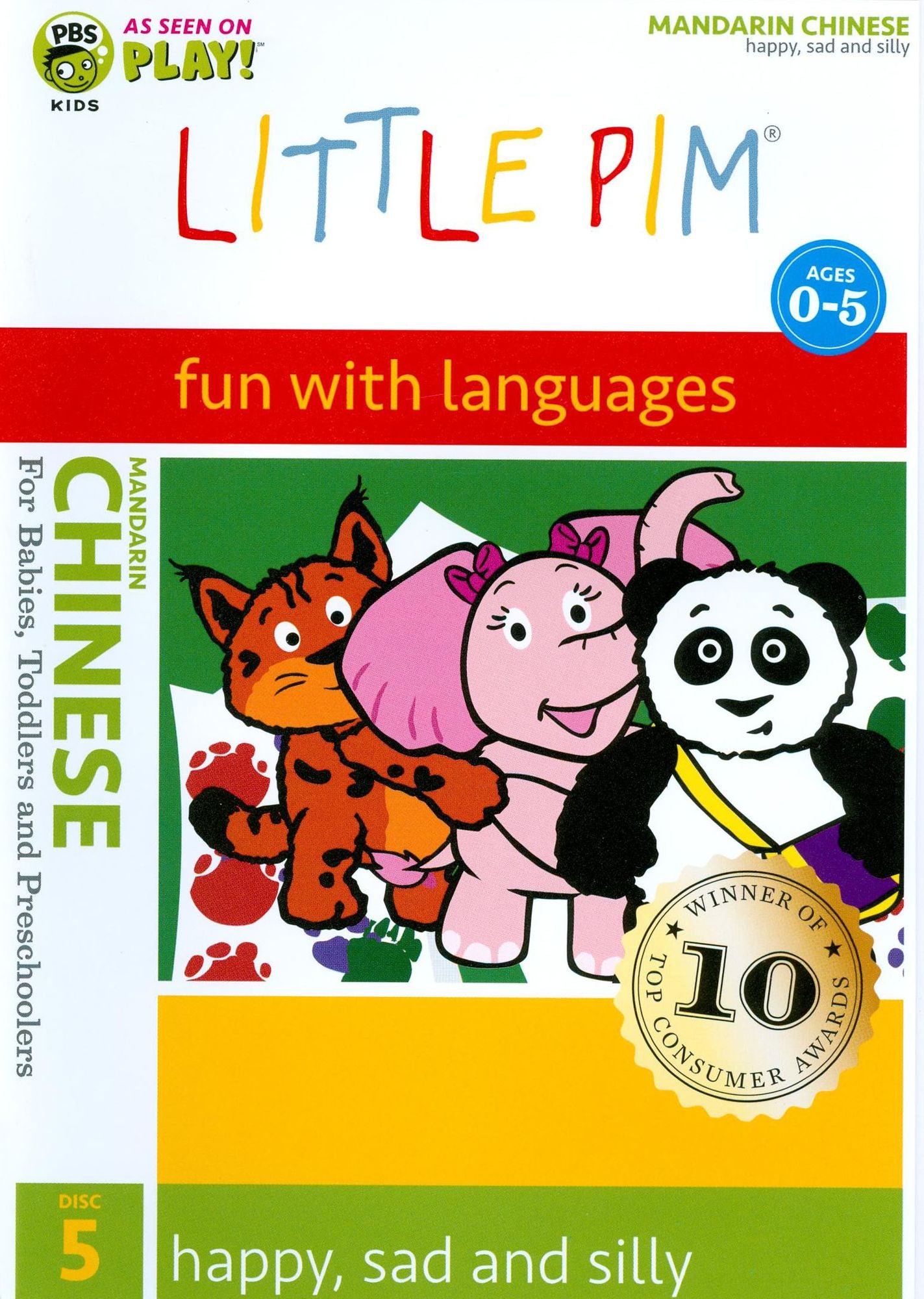 Little Pim: Chinese, Vol. 5 - Happy, Sad and Silly