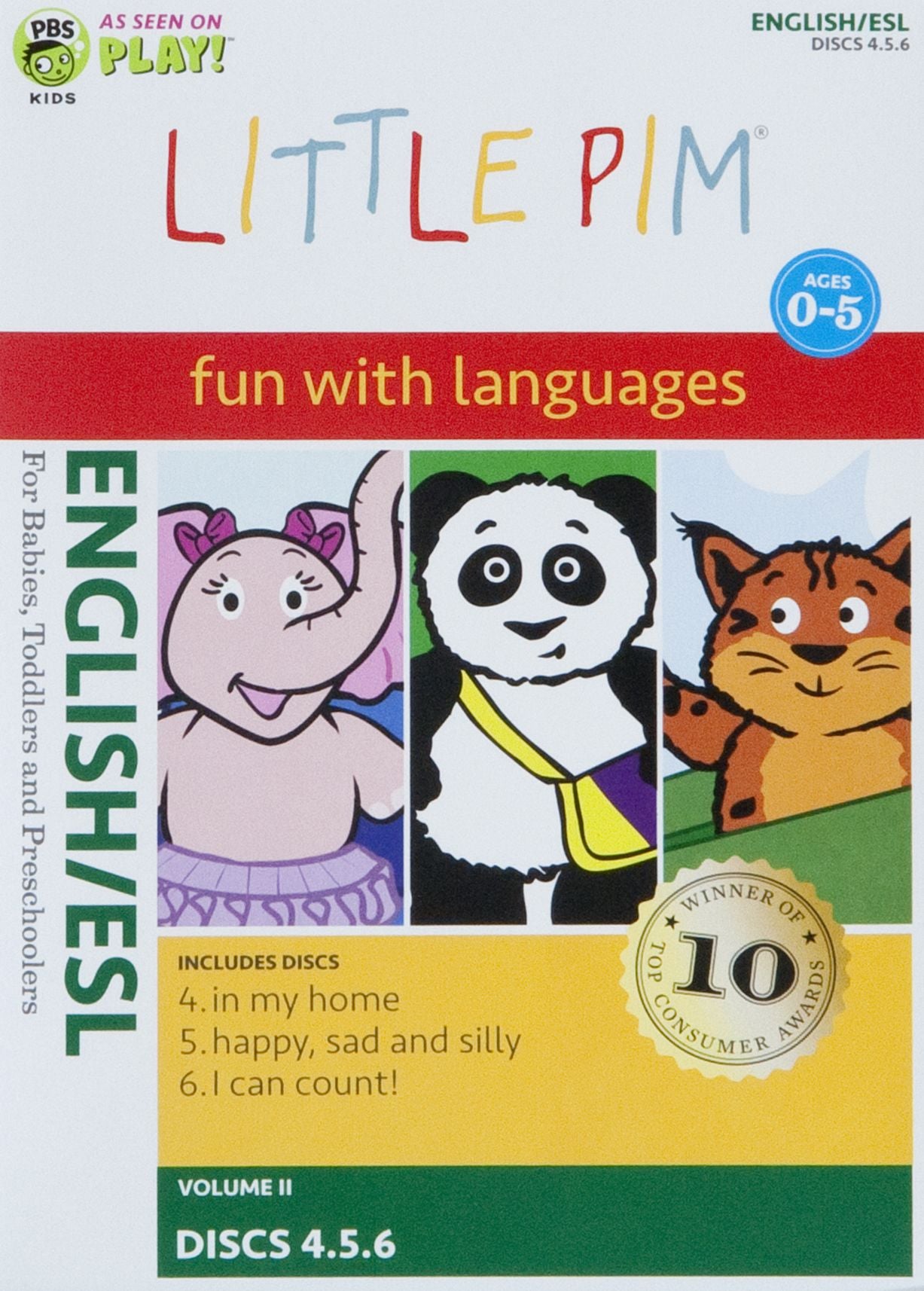 Little Pim: English/ESL - Set 2 [3 Discs]