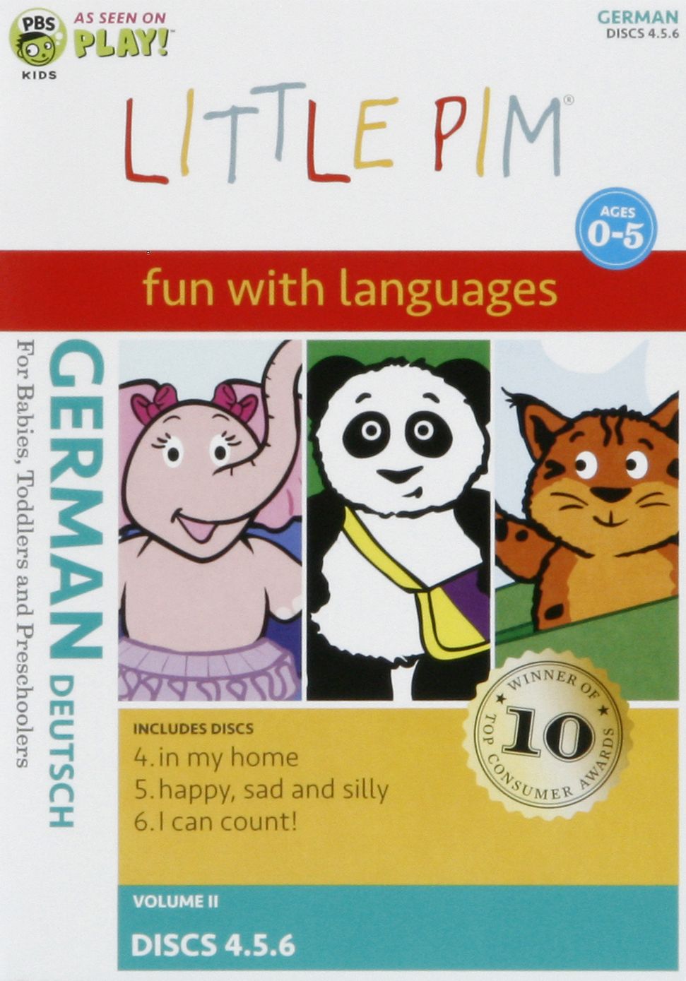 Little Pim: German - Set 2 [3 Discs]
