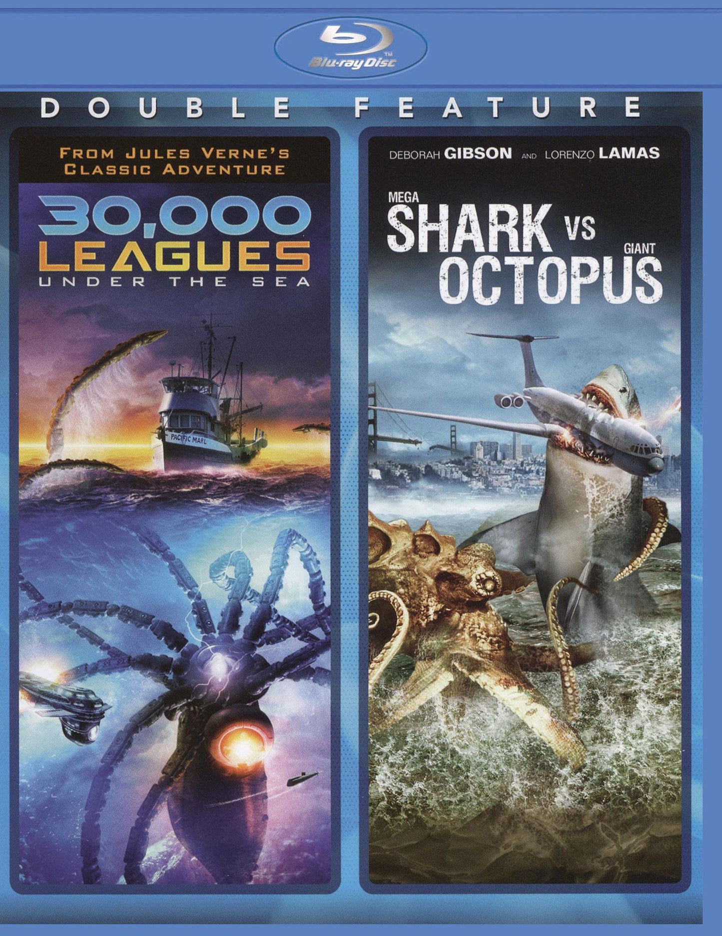 Mega Shark vs. Giant Octopus/30,000 Leagues Under the Sea [Blu-ray]