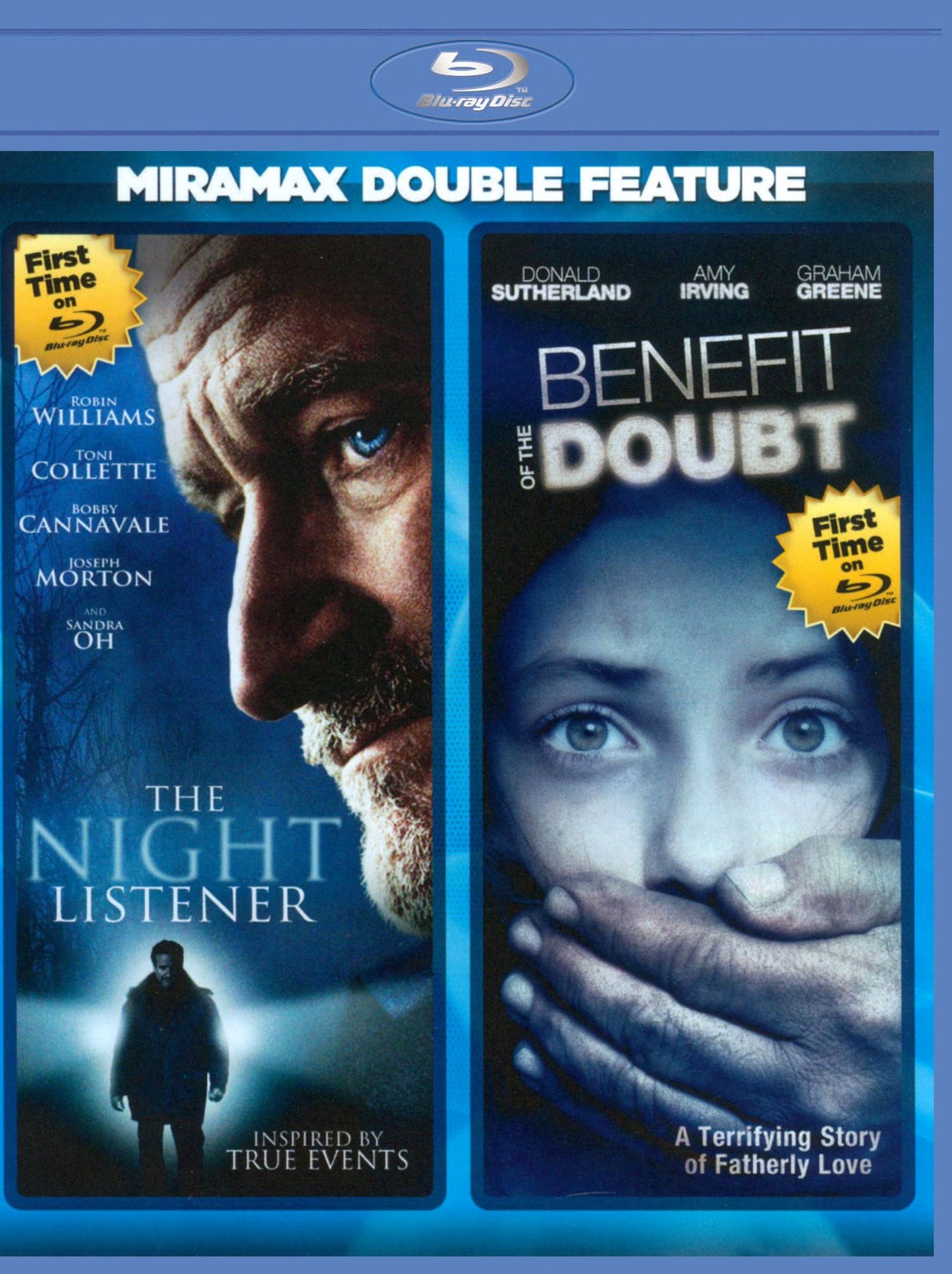The Night Listener/Benefit of the Doubt [2 Discs] [Blu-ray]