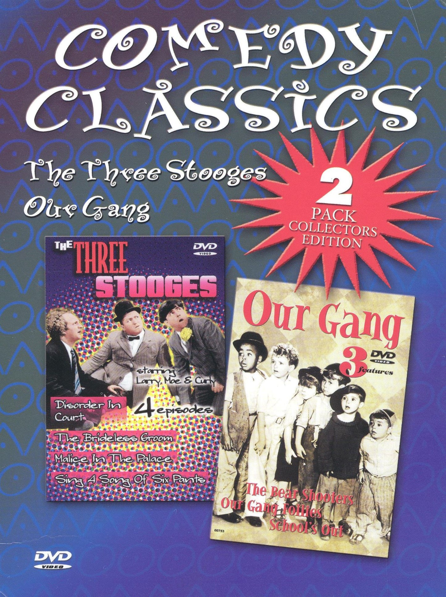 Comedy Classics: The Three Stooges/Our Gang [2 Discs]