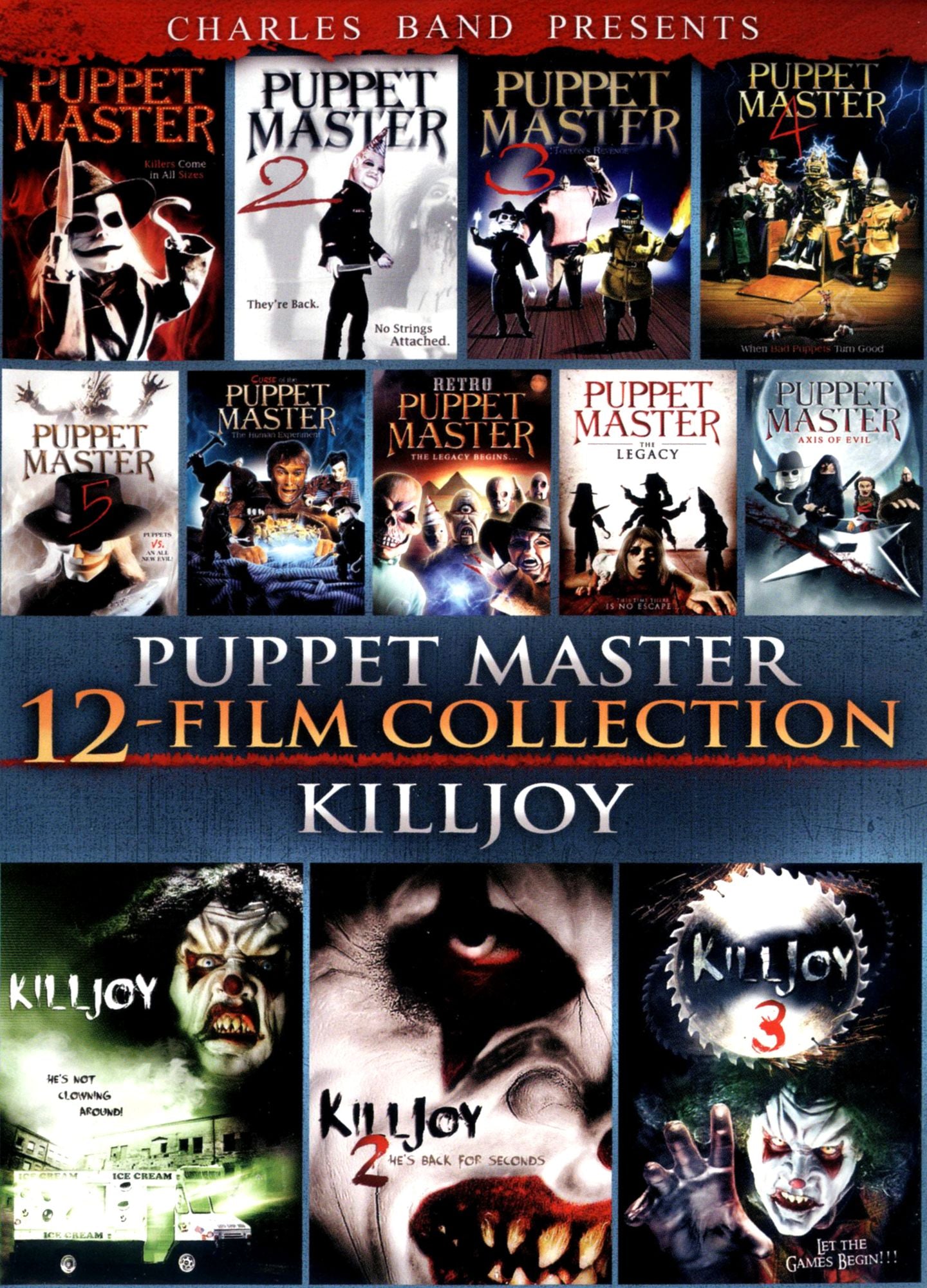 Puppet Master/Killjoy: 12-Film Collection [3 Discs]