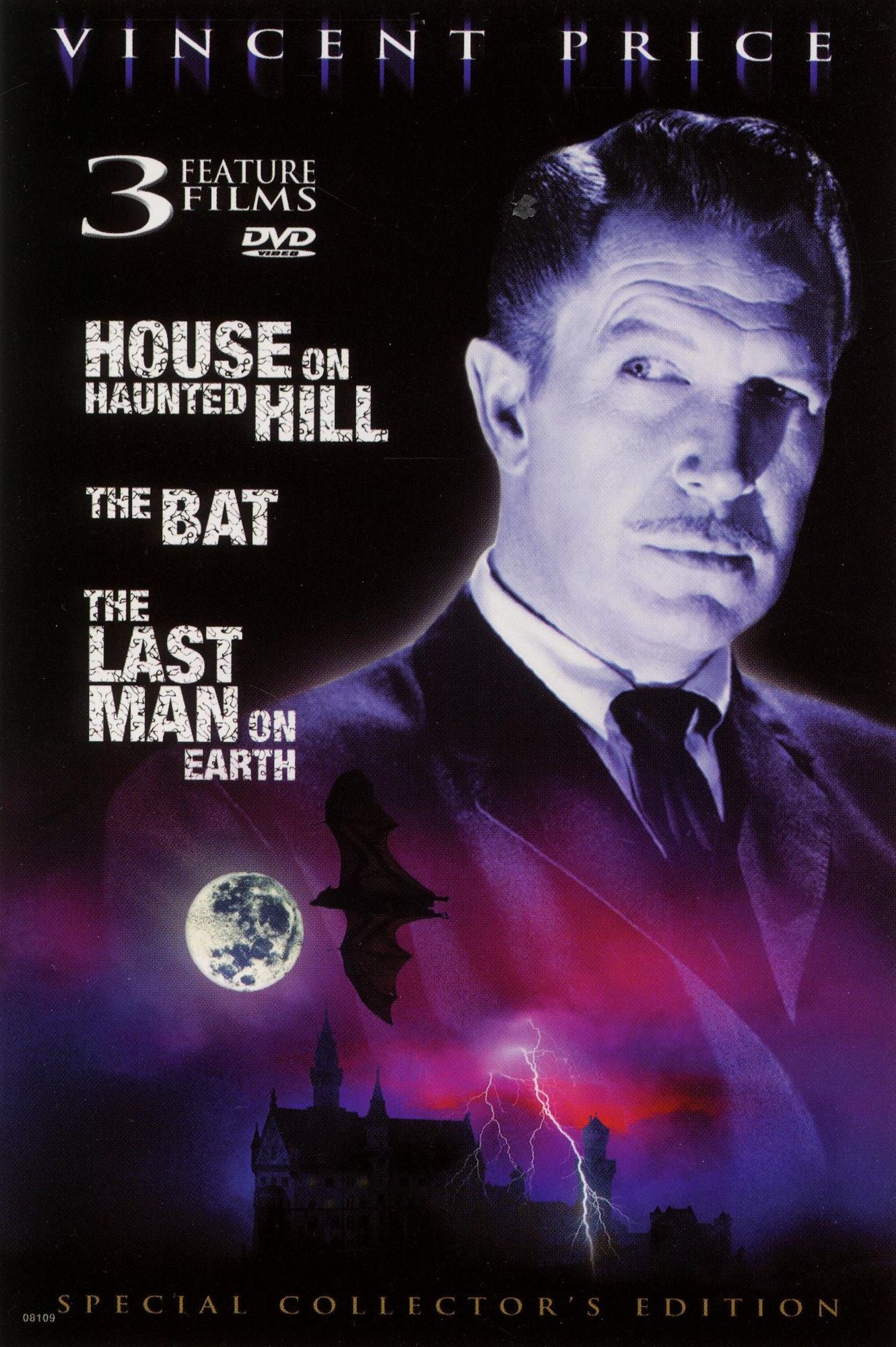 The House on Haunted Hill/The Bat/The Last Man on Earth