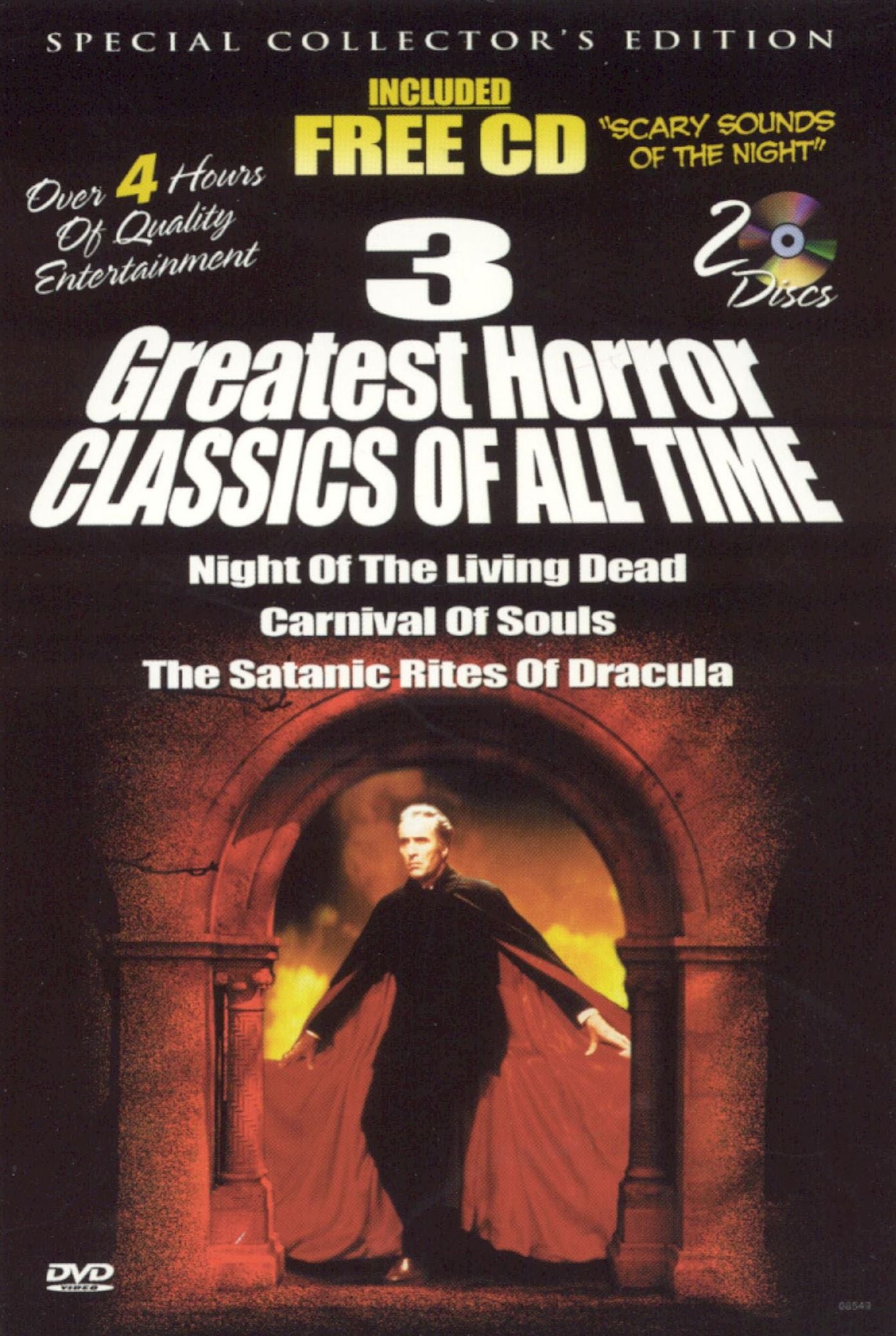3 Greatest Horror Classics of All Time [DVD/CD] [2 Discs]