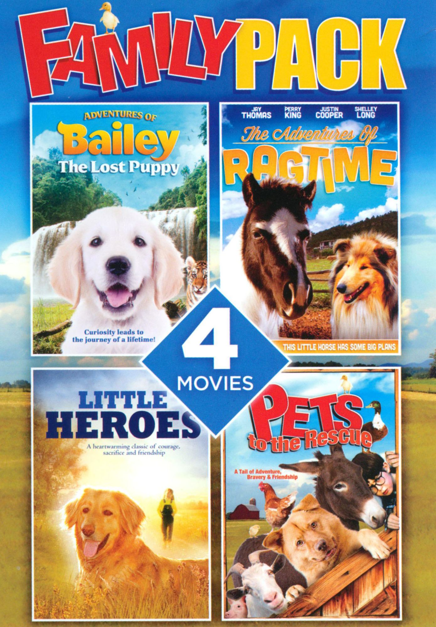 Adventures of Bailey: The Lost Puppy/Adventures of Ragtime/Little Heroes/Pets to the Rescue