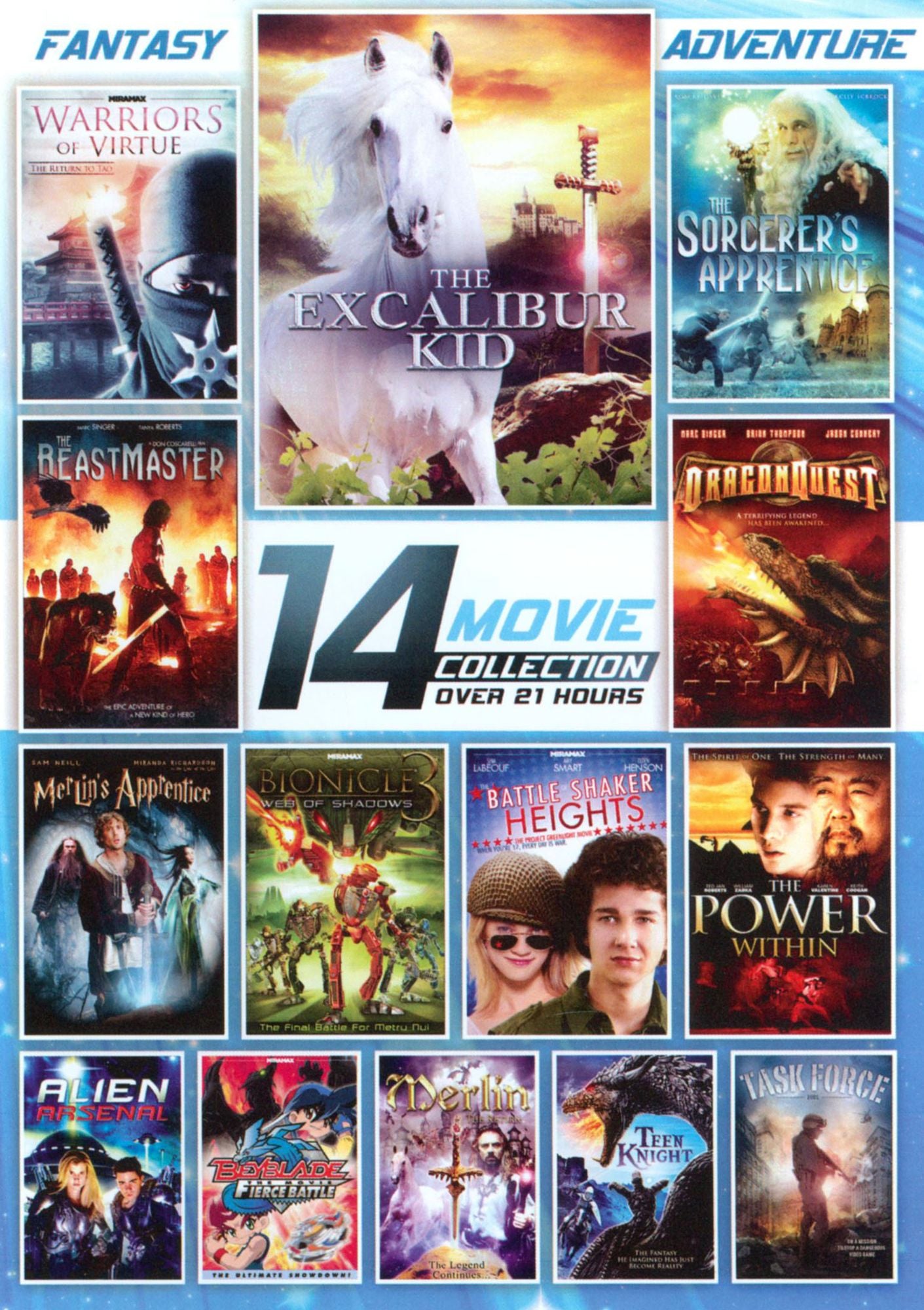 Fantasy Adventure 14 Movie Collection [4 Discs]