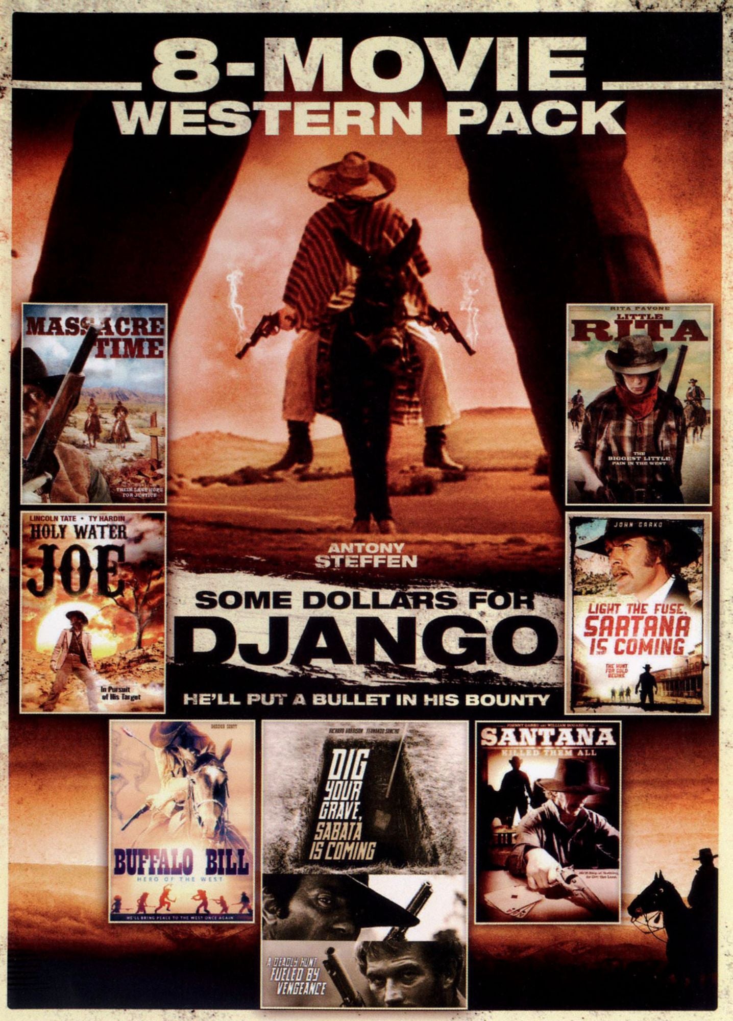 8-Movie Spaghetti Western Pack, Vol. 2