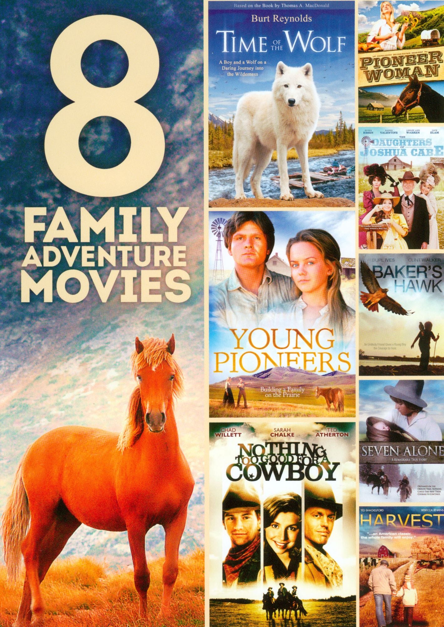 8 Family Adventure Movies [2 Discs]