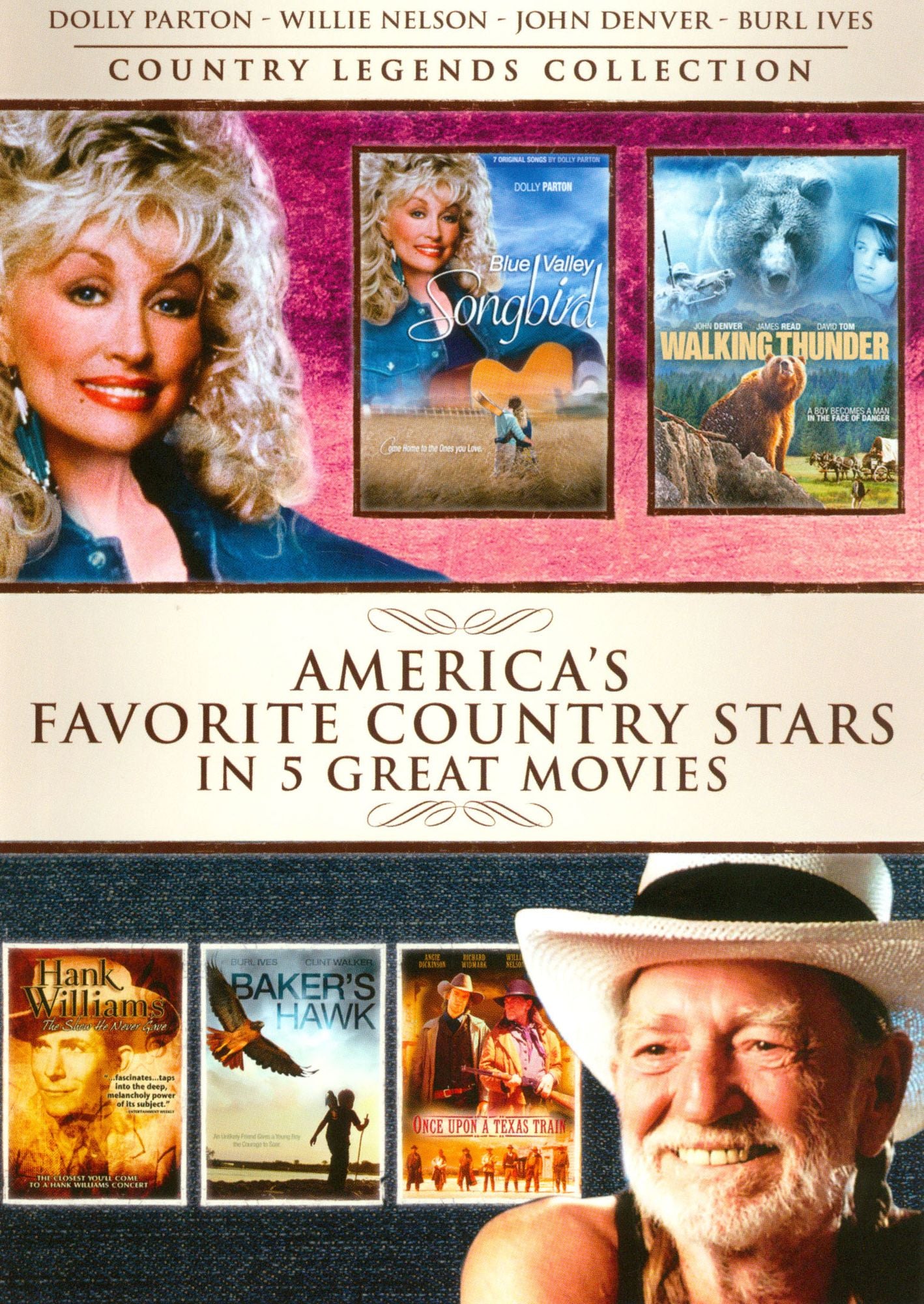 America's Favorite Country Stars in 5 Great Movies [2 Discs]