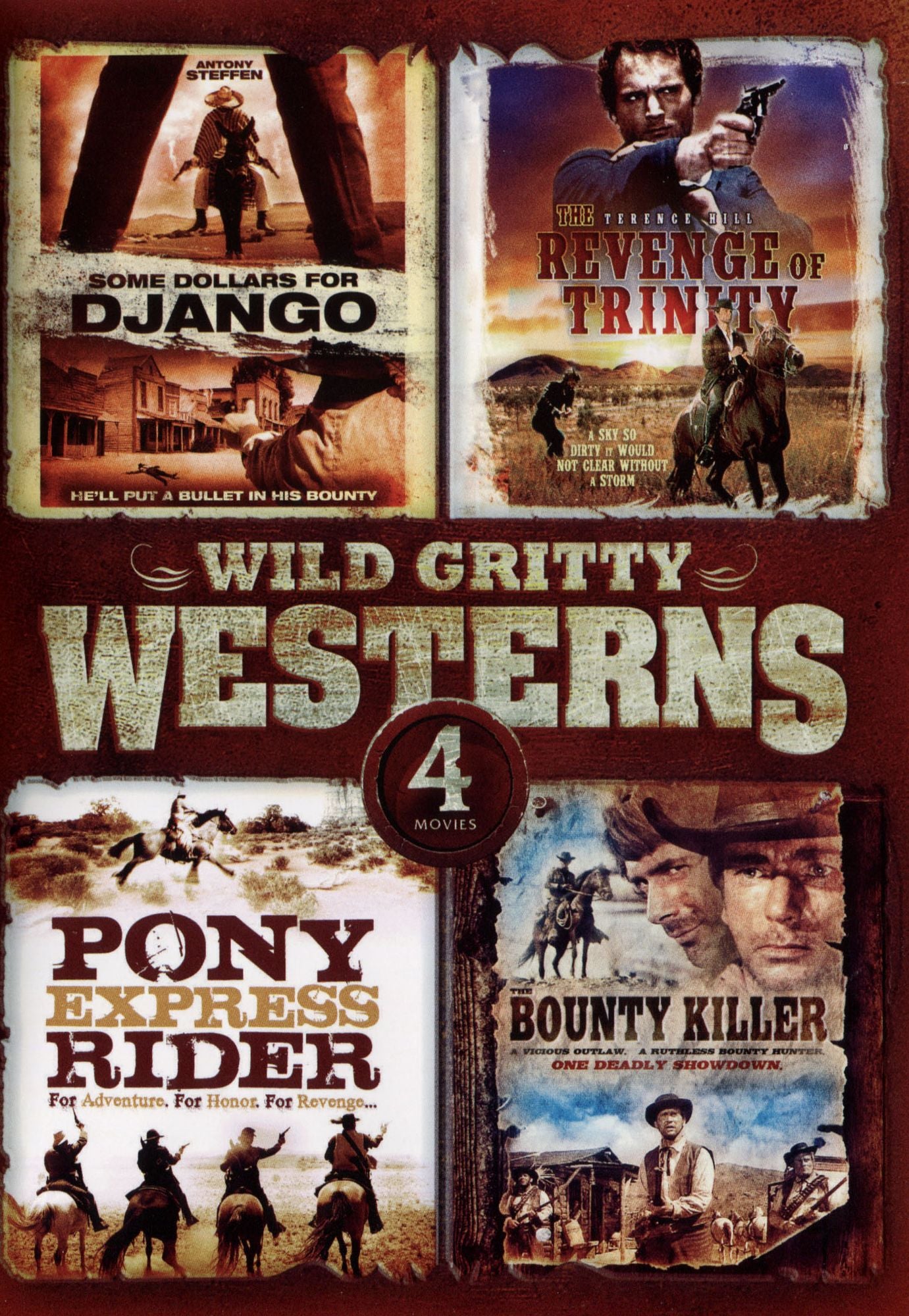 4-Movie Wild Gritty Westerns