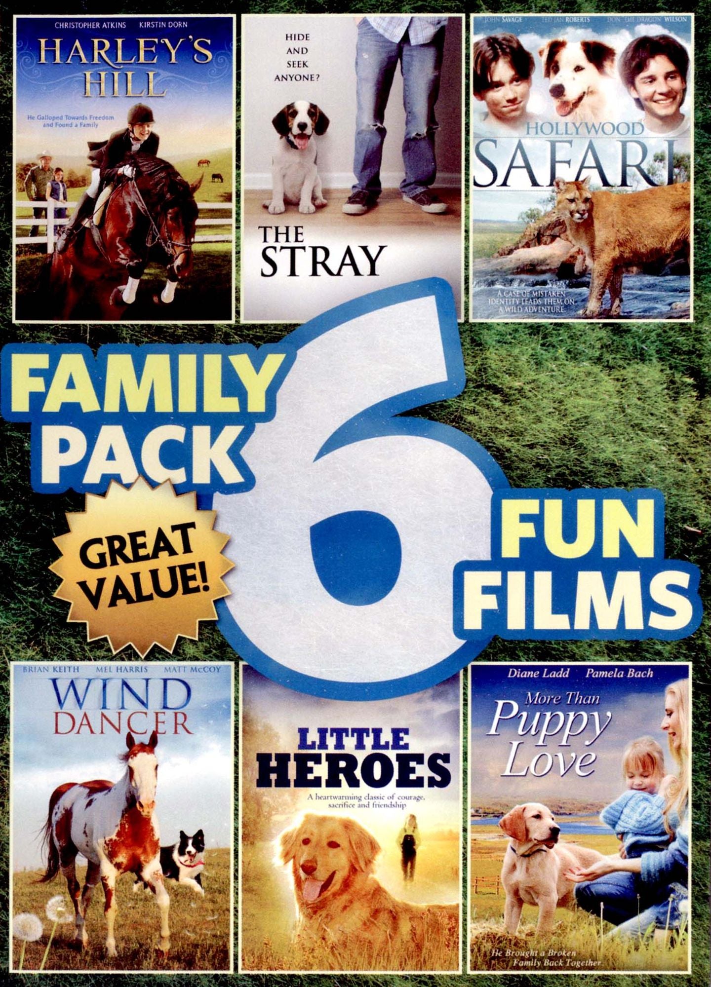 Family Pack: 6 Fun Films [2 Discs]