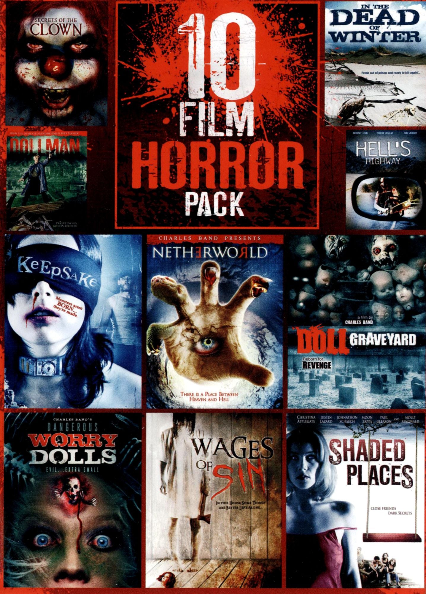 10-Film Horror Pack 3