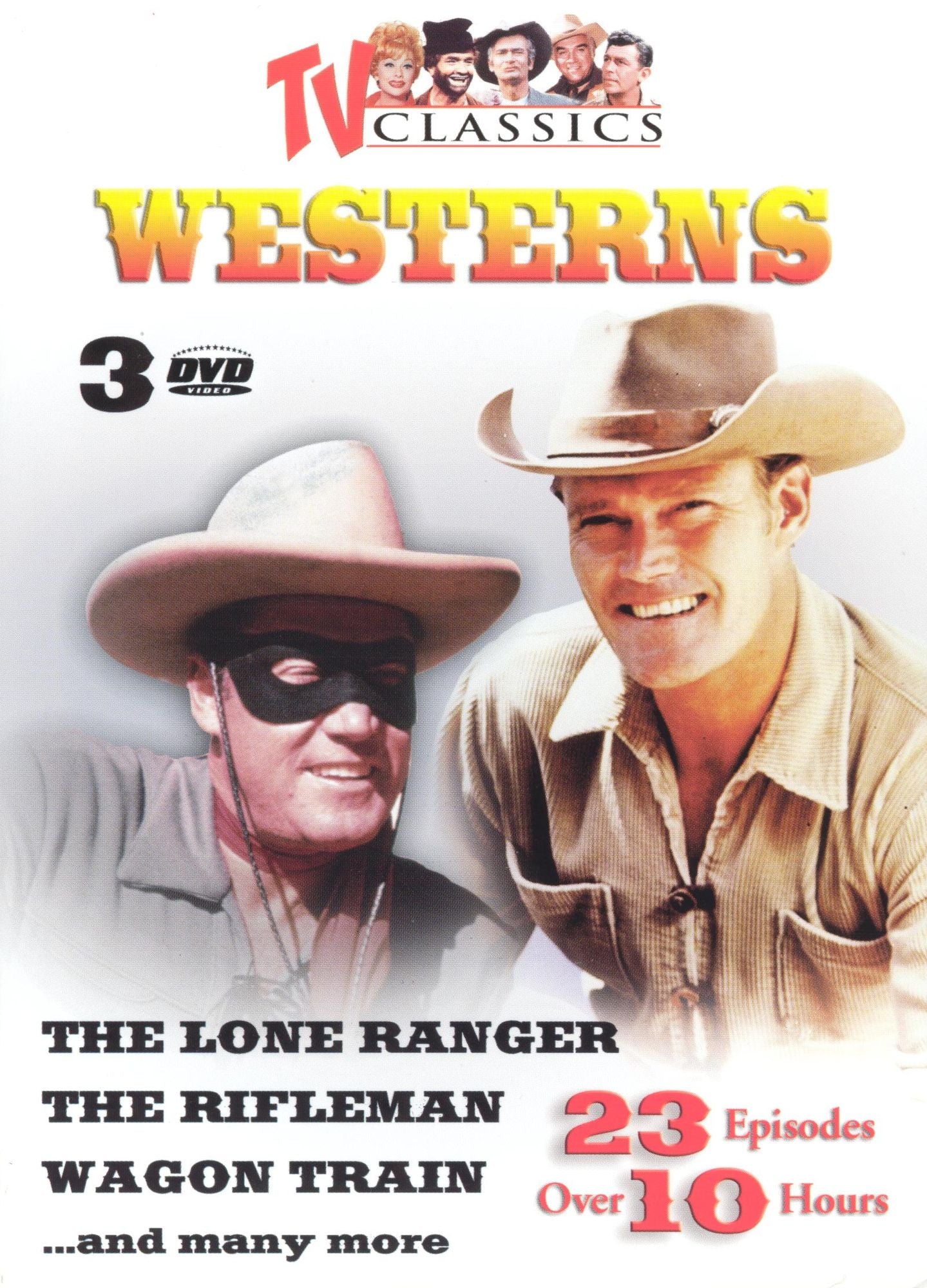 TV Classic Westerns, Vol. 1-3: The Lone Ranger/The Rifleman/Wagon Train...and Many More [3 Discs]