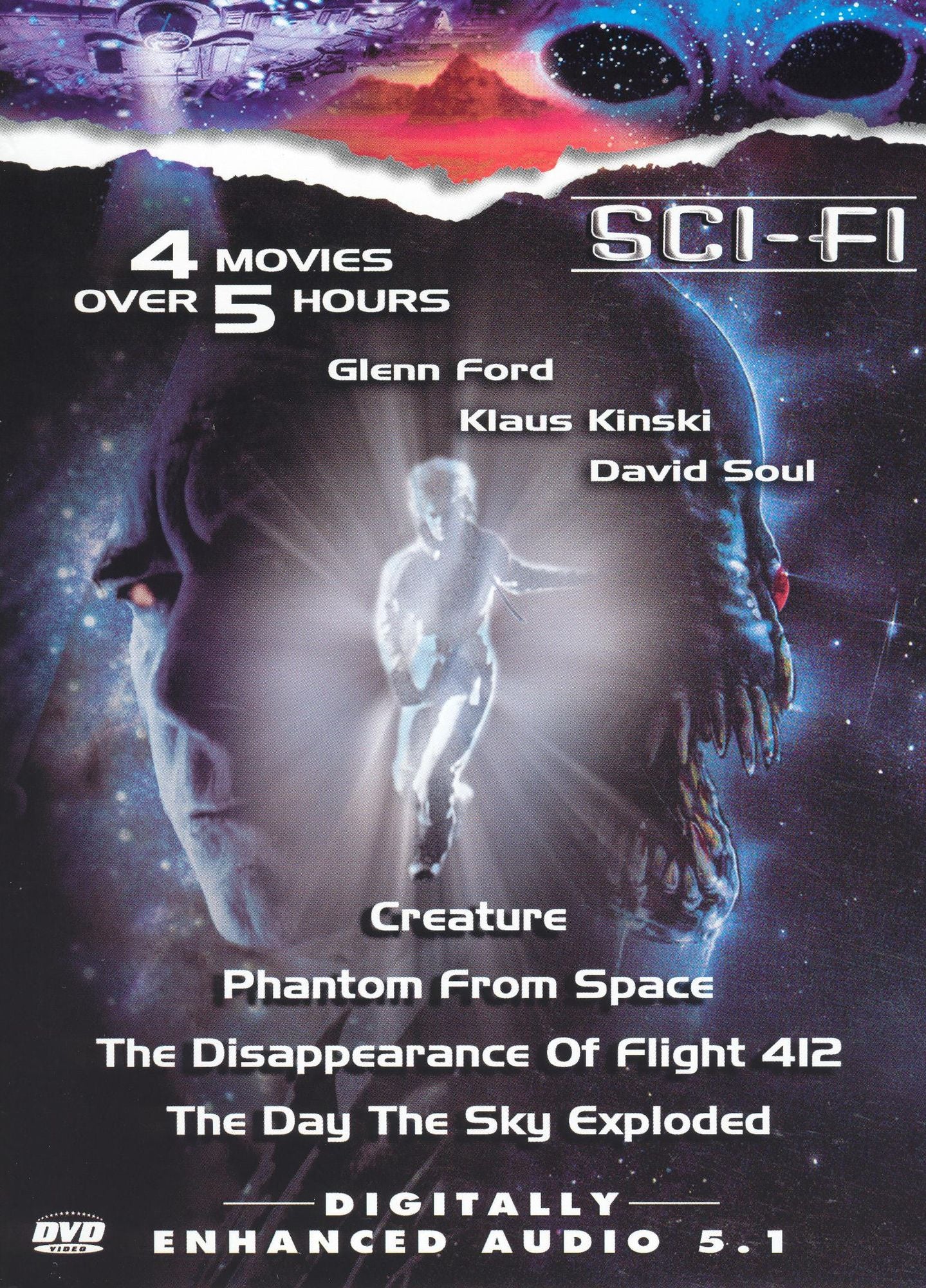 Sci-Fi: Creature/Phantom From Space/The Disappearance of Flight 412/The Day the Sky Exploded