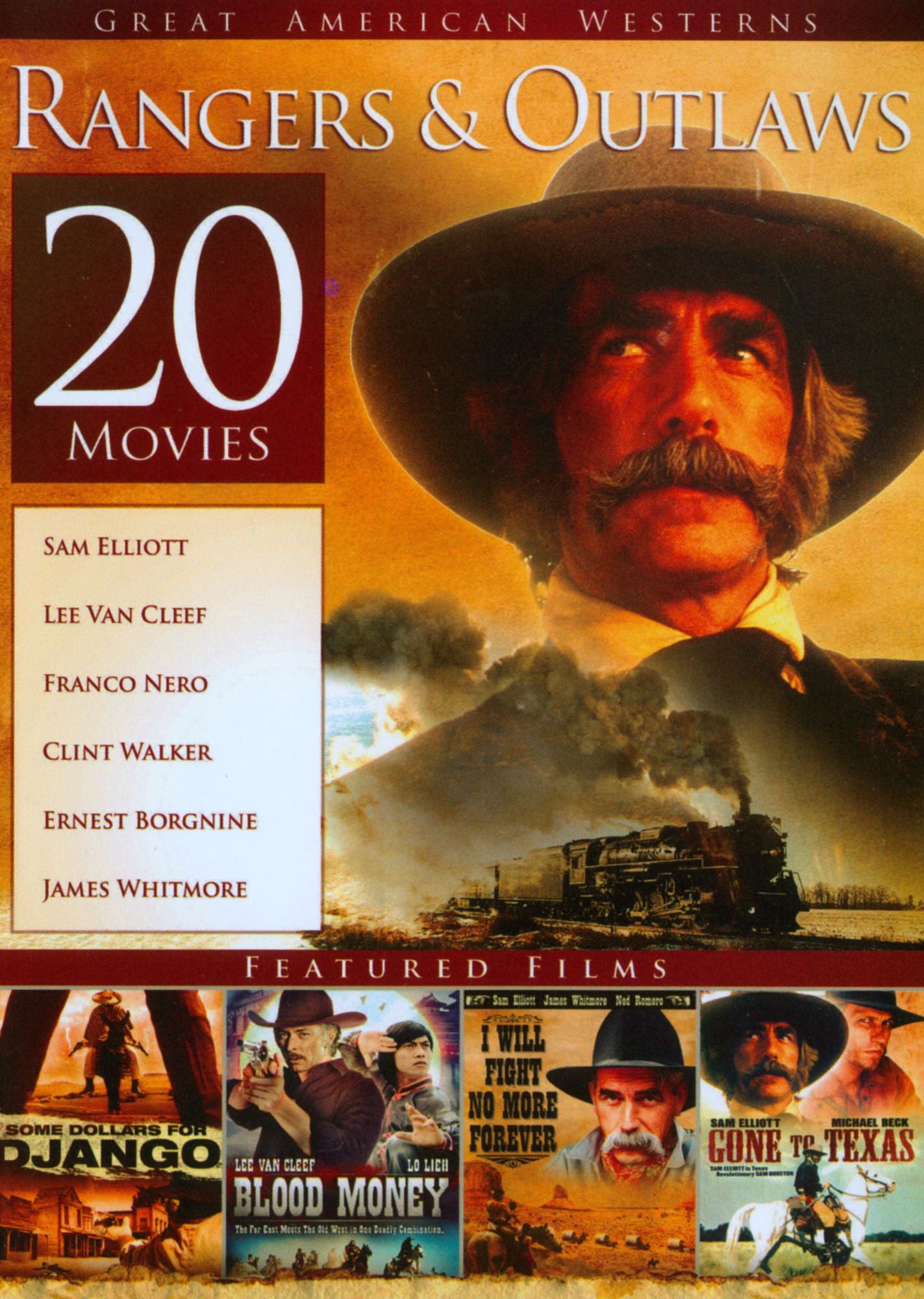 Great American Westerns: Rangers & Outlaws - 20 Movies [4 Discs]