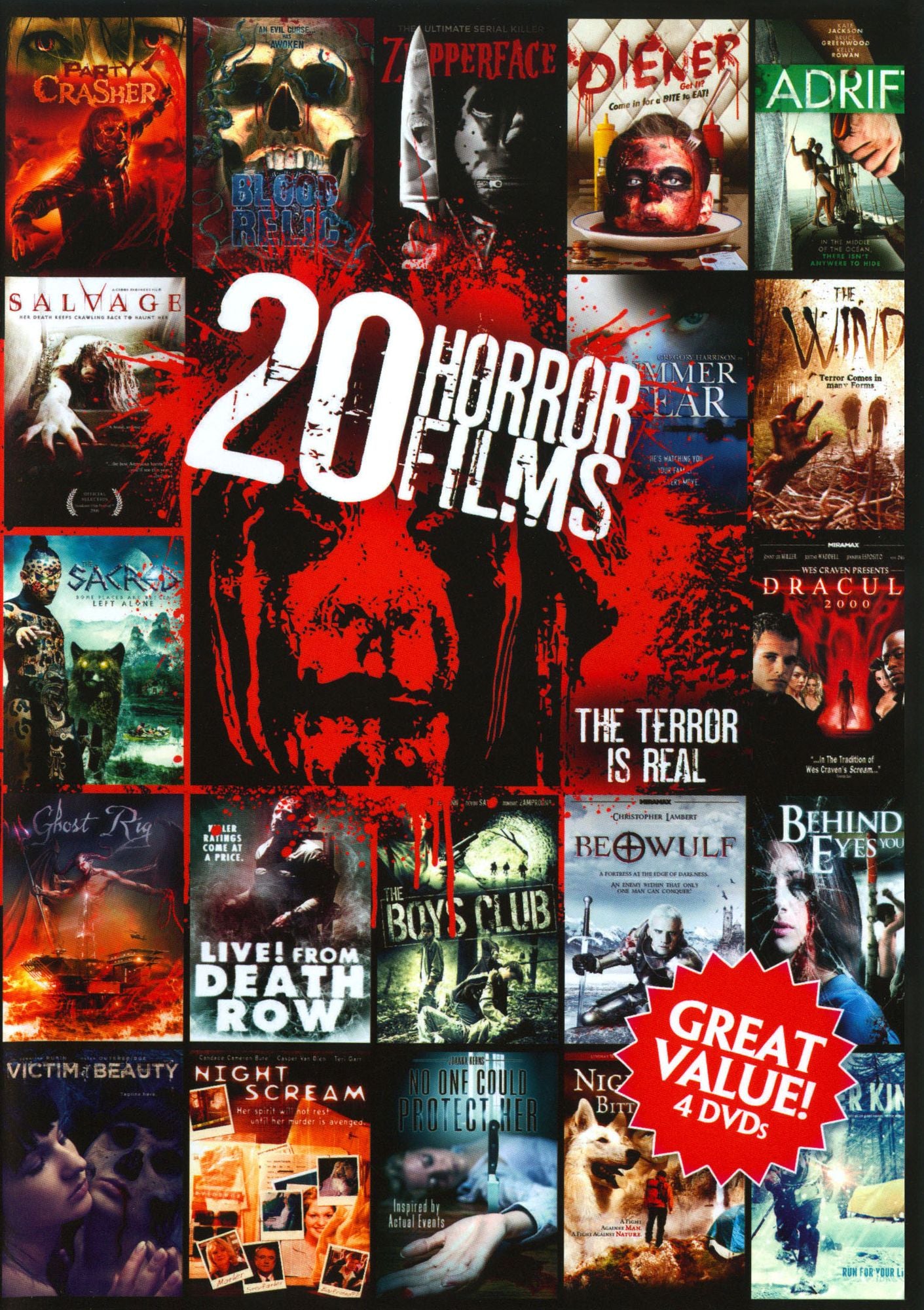 20 Horror Films, Vol. 5 [4 Discs]