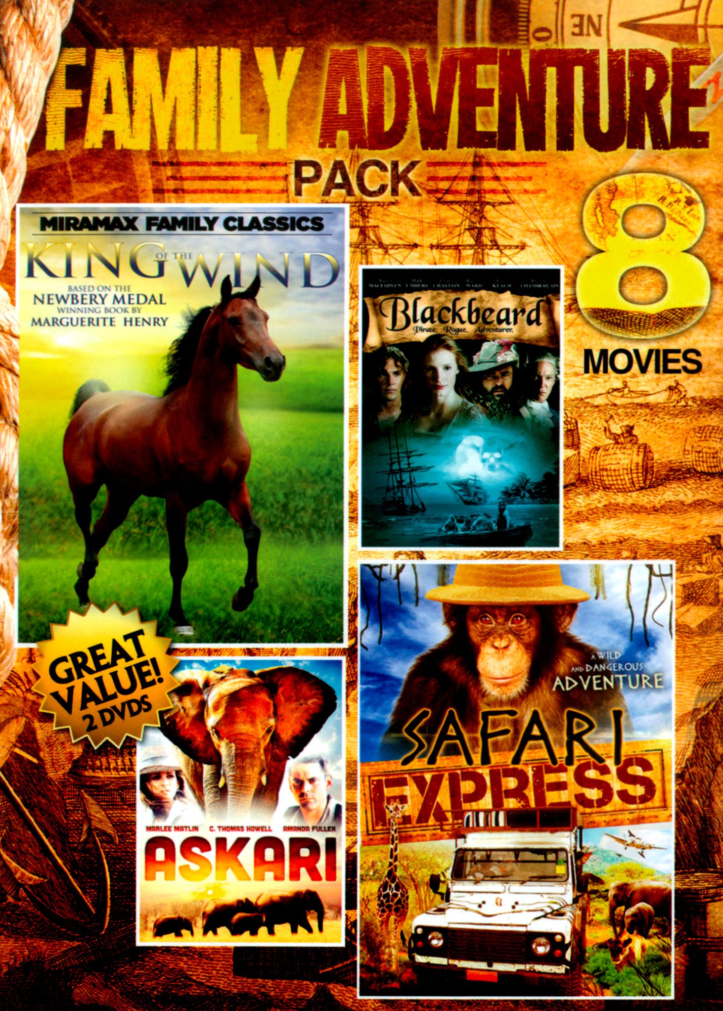 8-Movies Family Adventure Pack 5