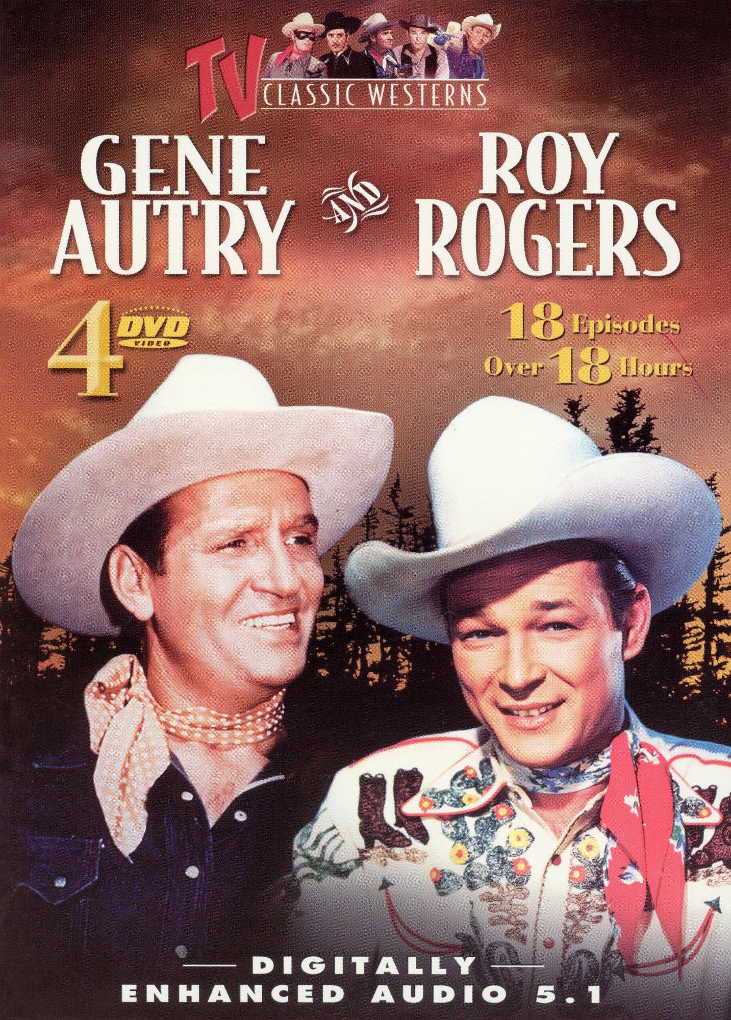 TV Classic Westerns: Gene Autry and Roy Rogers [4 Discs]