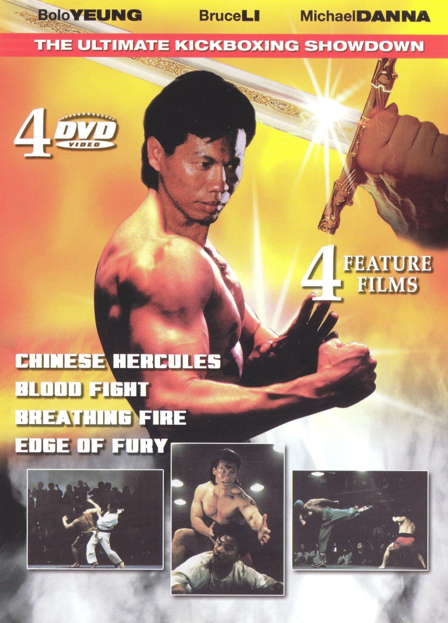 Chinese Hercules/Blood Fight/Breathing Fire/Edge of Fury [4 Discs]