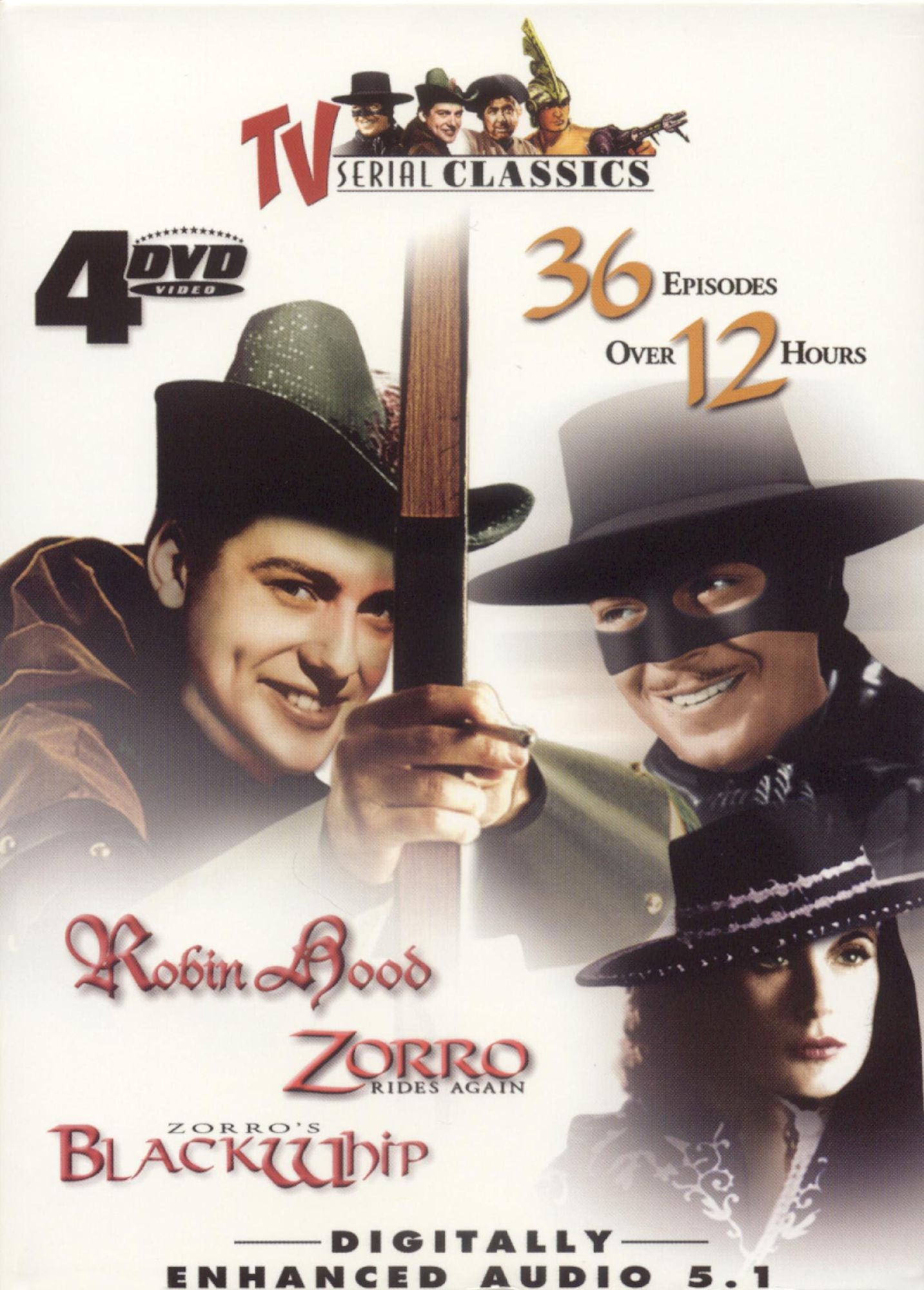 Robin Hood/Zorro Rides Again/Zorro's Black Whip