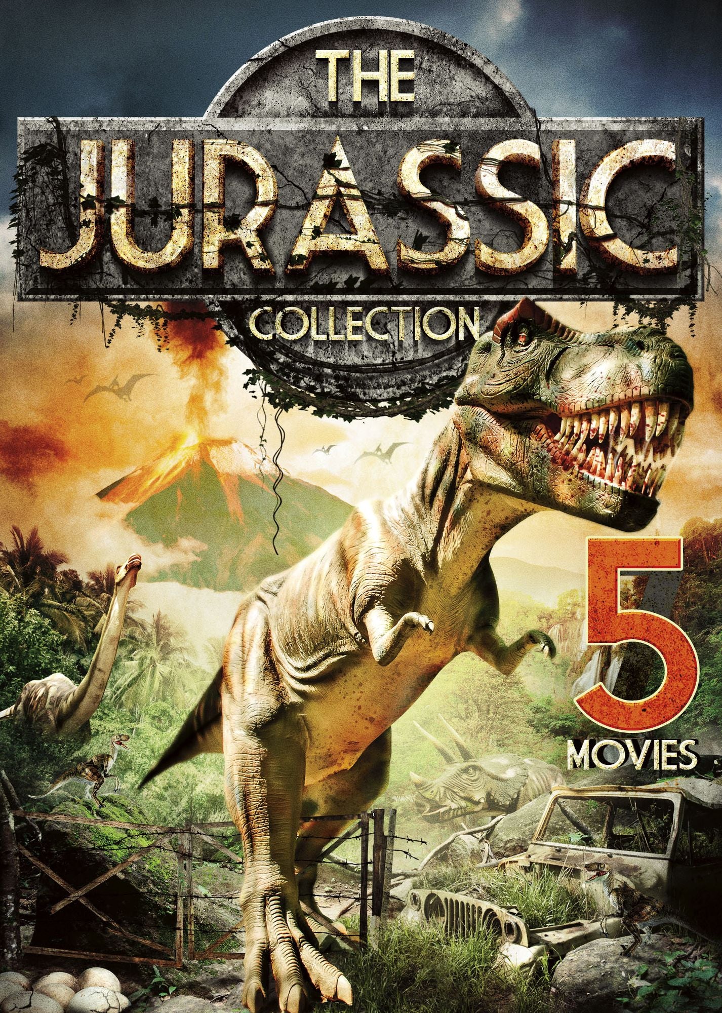 5 Movie Jurassic Collection / (Full)