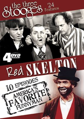 The Three Stooges: 24 Features/Red Skelton: 10 Episodes [4 Discs]