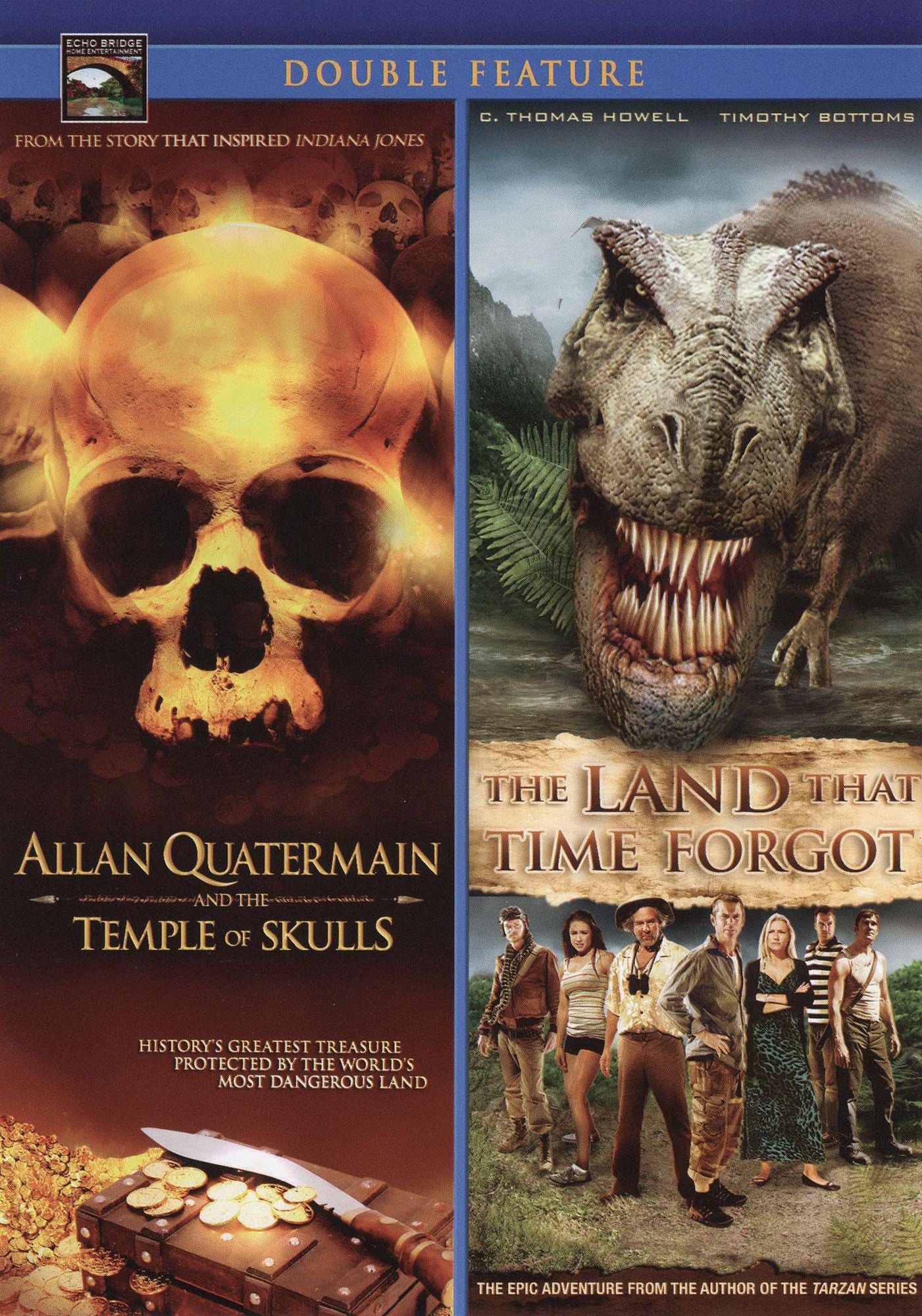 Allan Quatermain and the Temple of Skulls/The Land That Time Forgot