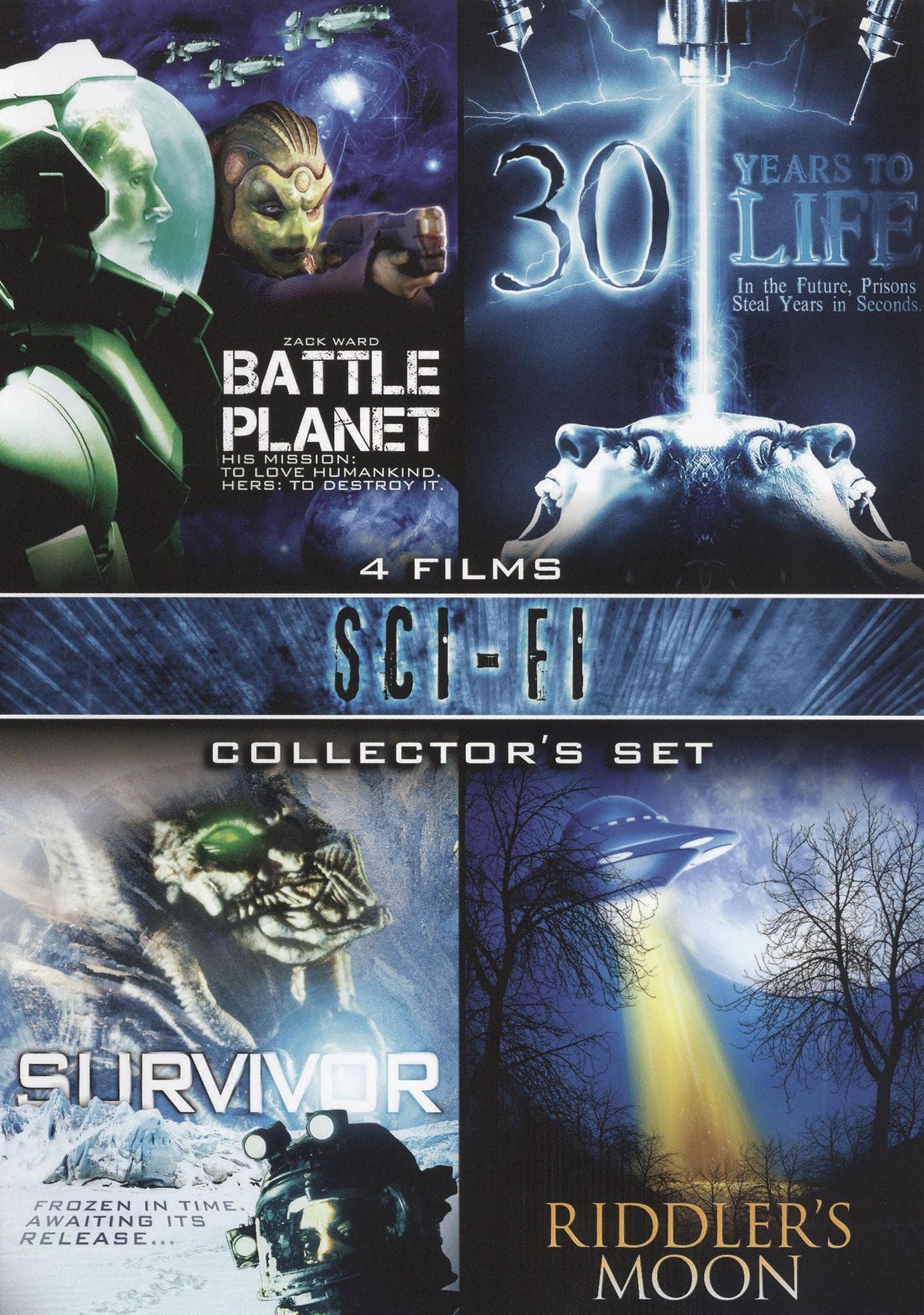 Sci-Fi Collector's Set: Riddler's Moon/Battle Planet/30 Years to Life/Survivor