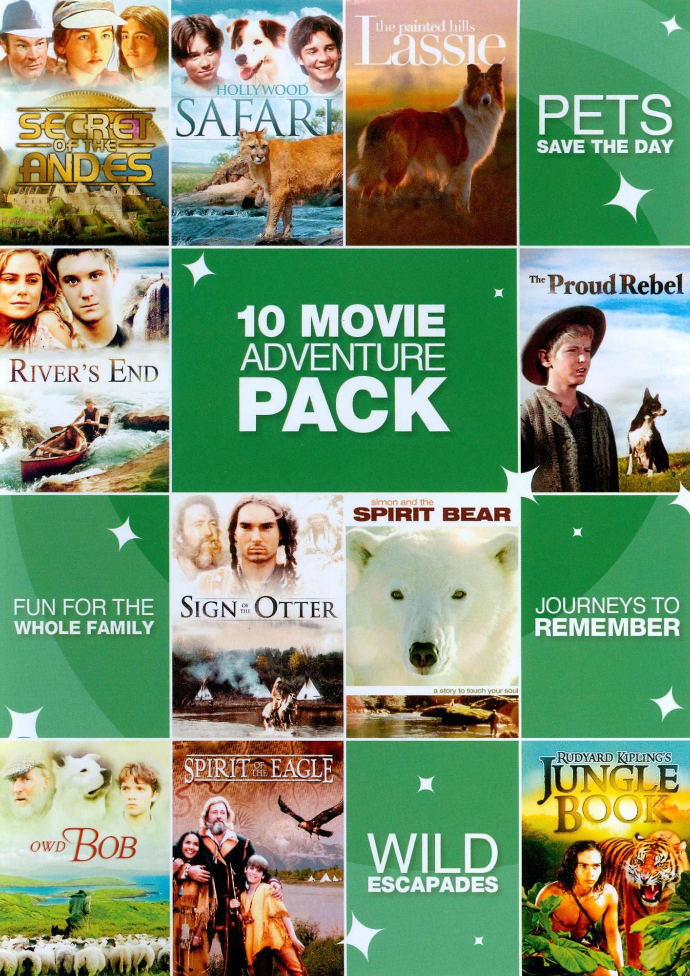 10 Movie Adventure Pack, Vol. 1 [2 Discs]