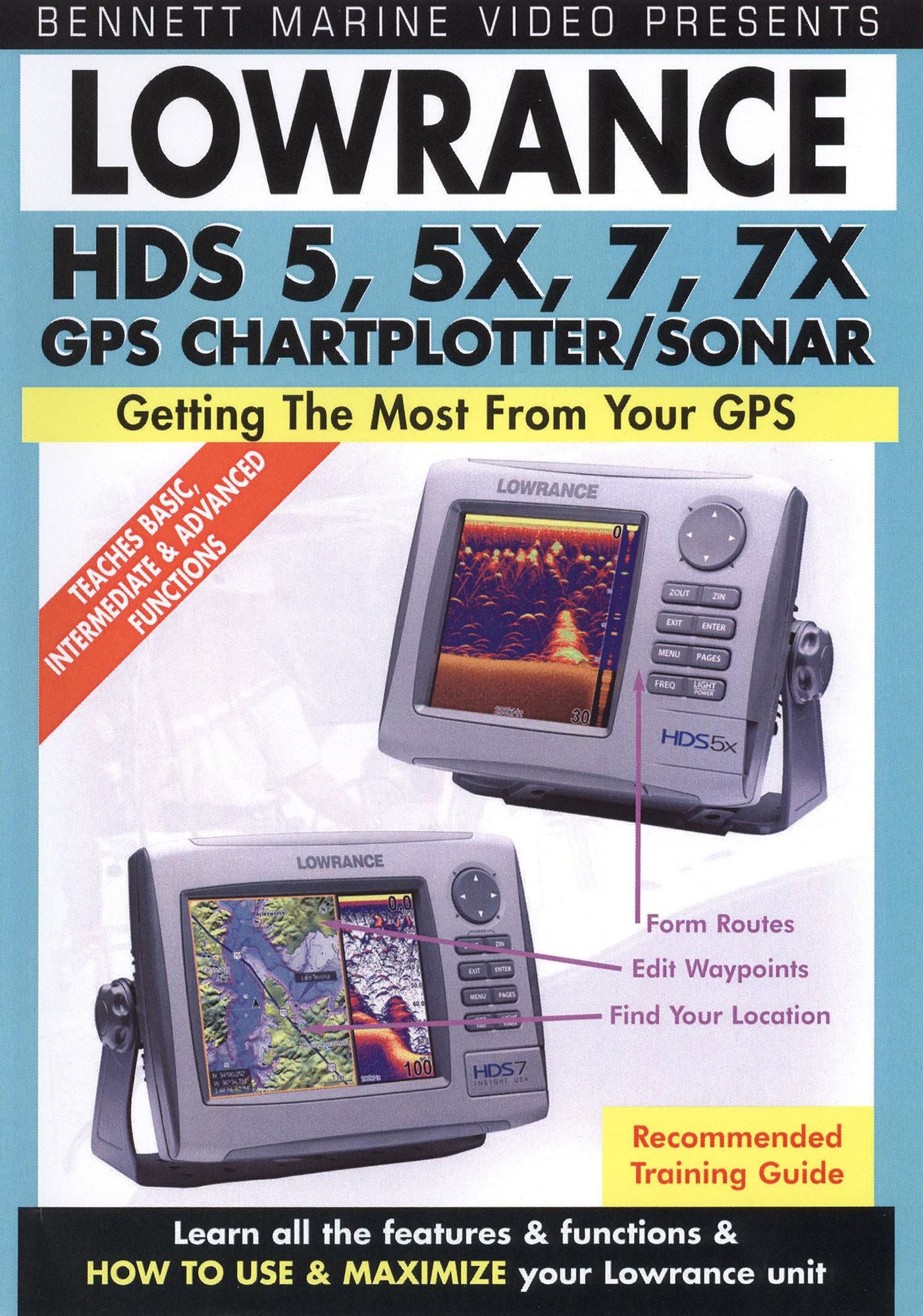 Lowrance HDS 5, 5x, 7, 7x, Chartplotter/Fishfinder