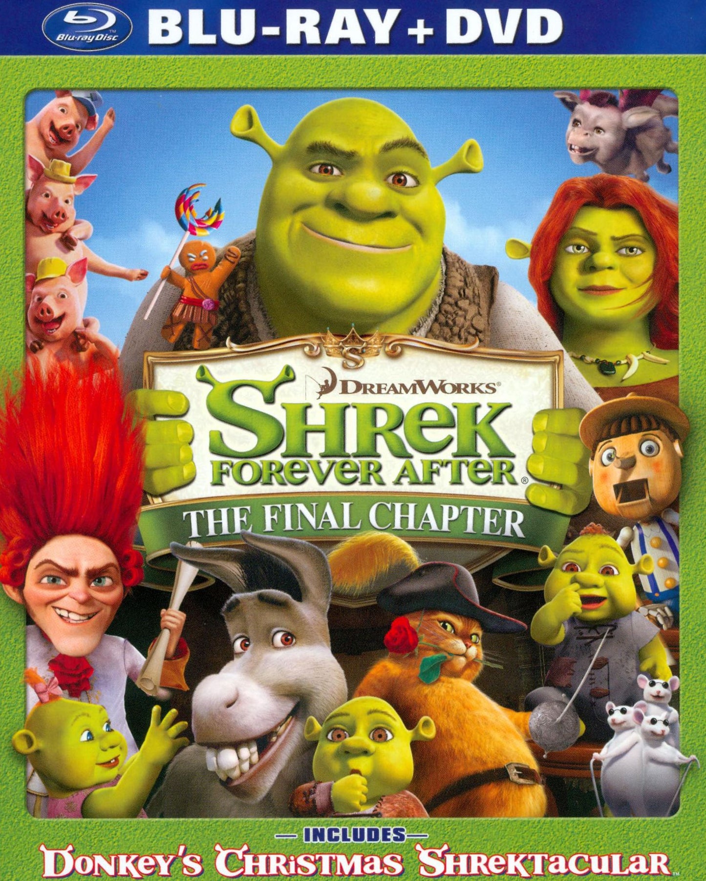 Shrek Forever After/Donkey's Christmas Shrektacular [2 Discs] [Blu-ray/DVD]
